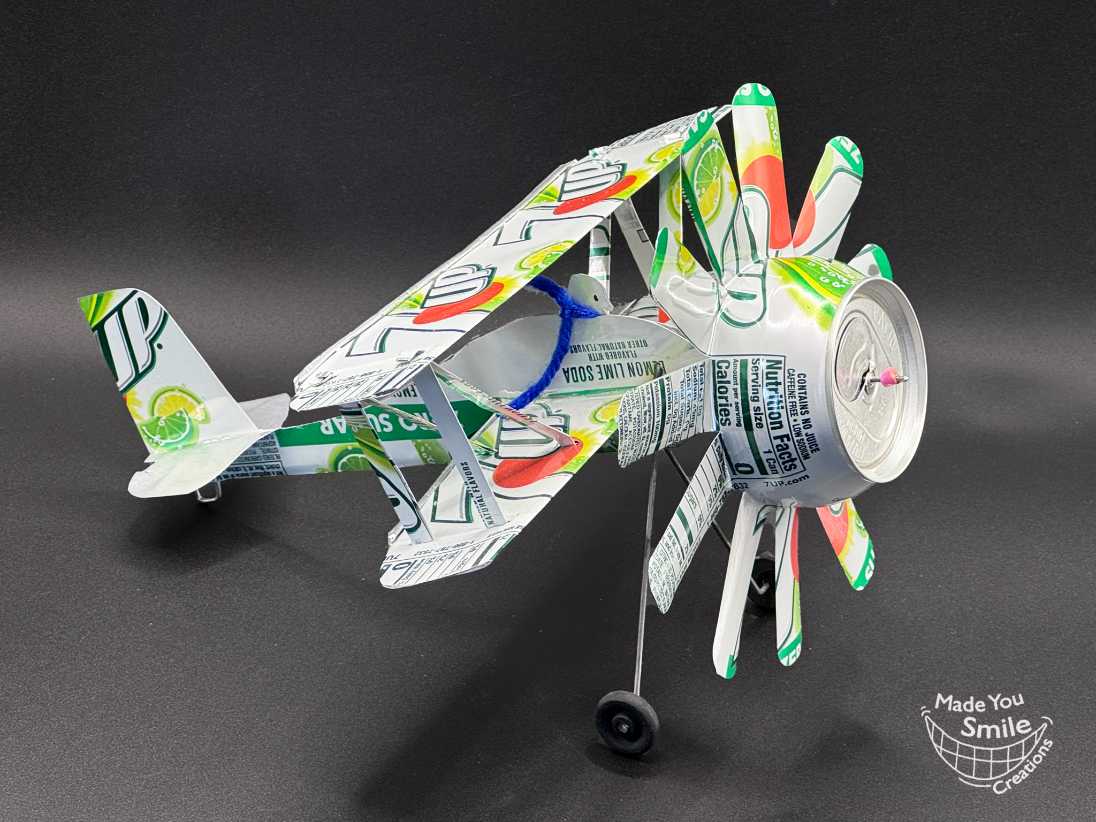 7UP Zero Sugar Pop Can Plane