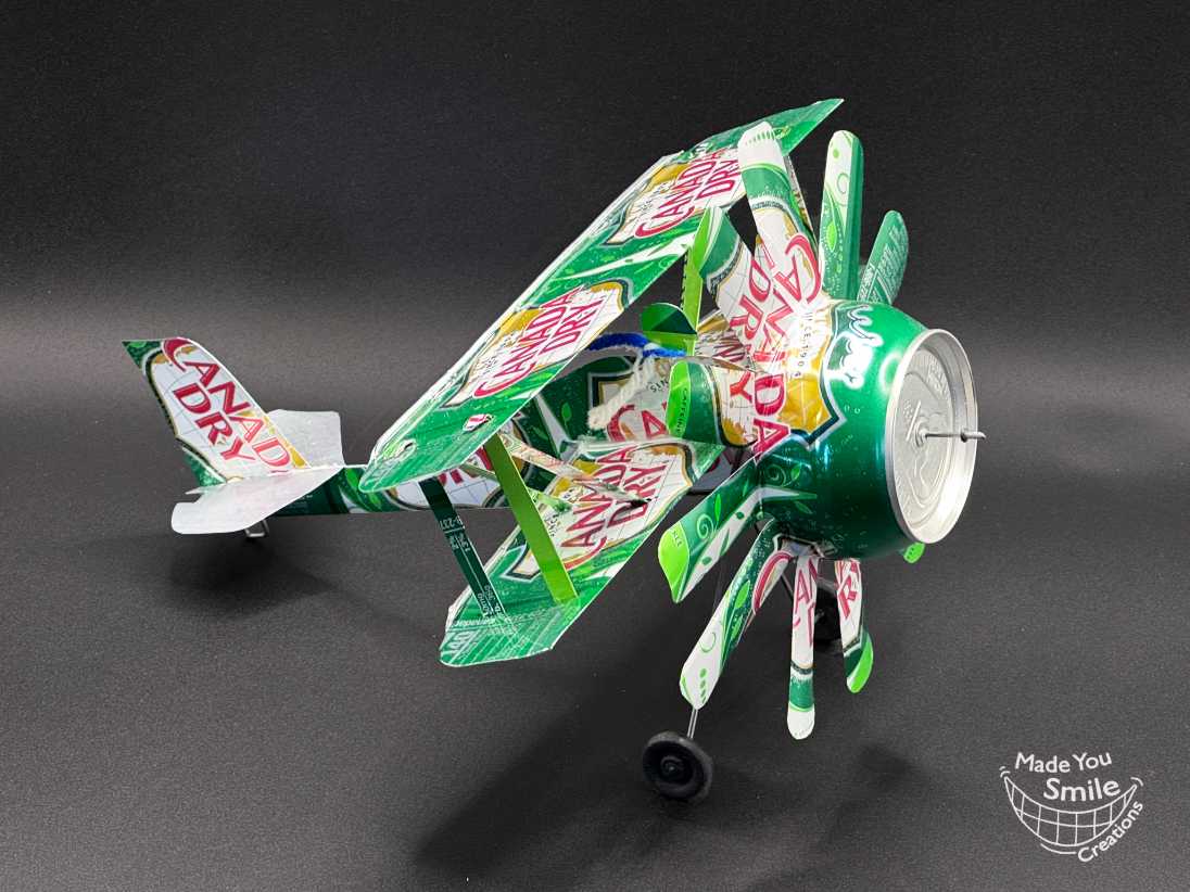 Canada Dry Ginger Ale Pop Can Plane