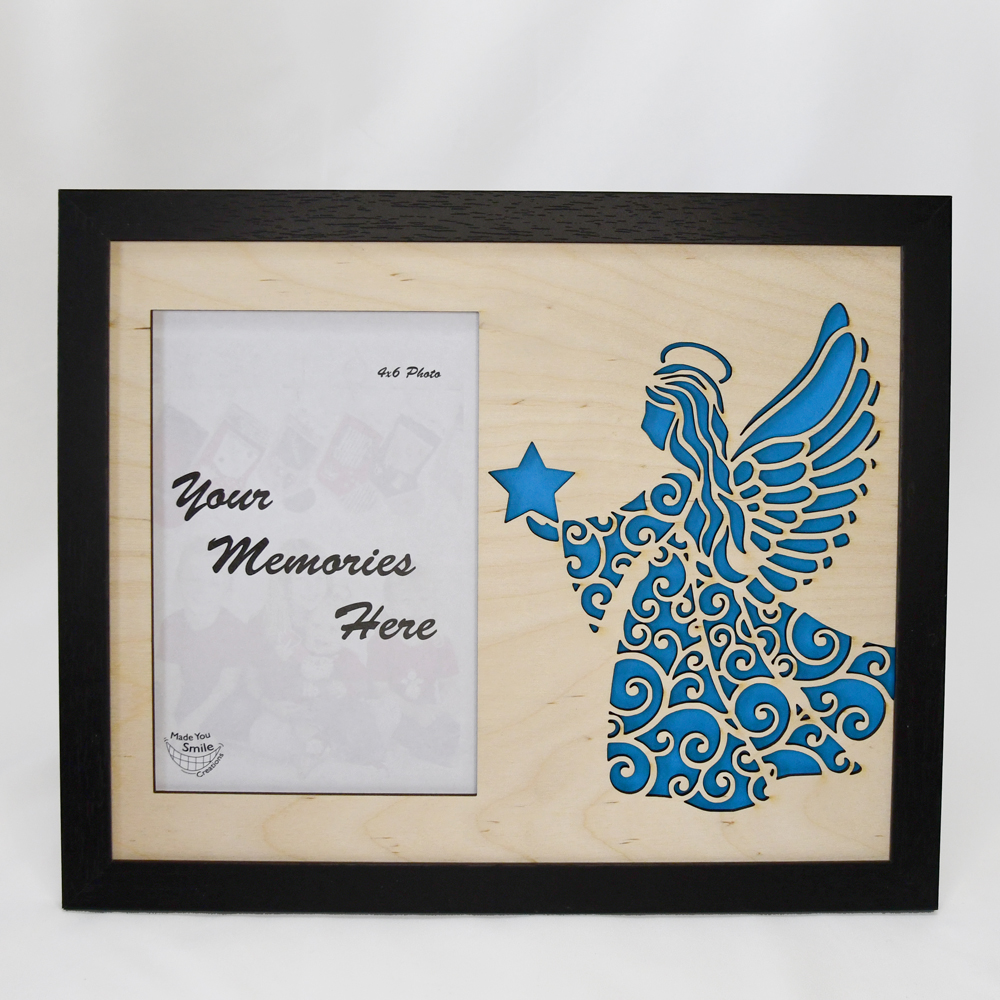 Angel Wood Art Photo Mat