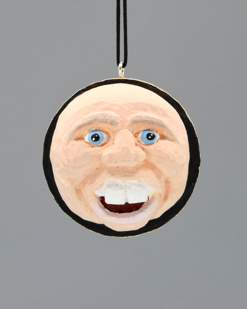 Bucktooth Guy Carved Golf Ball Art