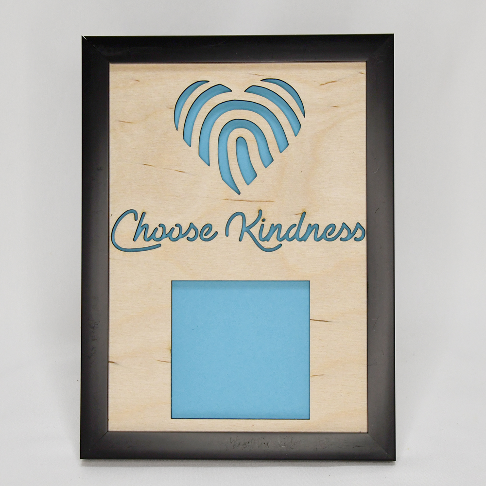 Choose Kindness Wood Art Photo Mat