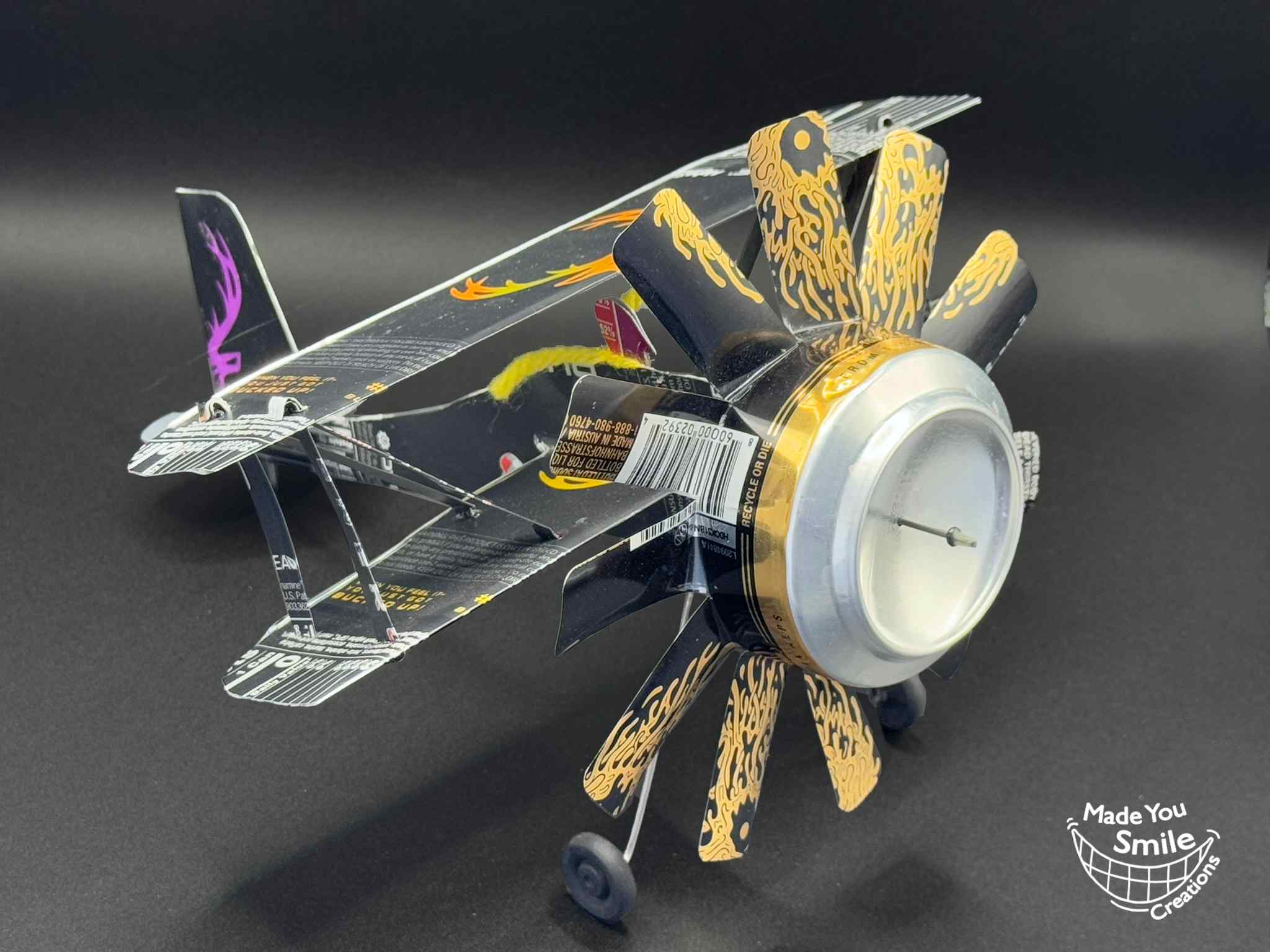 Bucked Up Dynamine Pop Can Plane