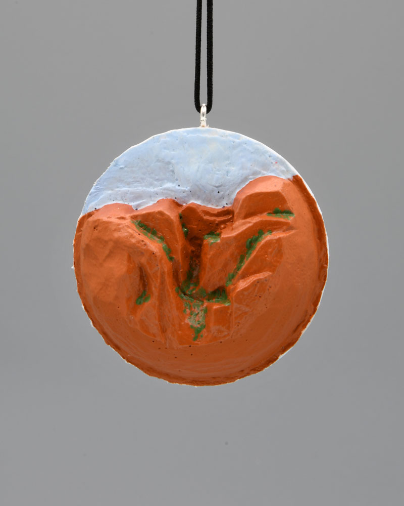 Red Rock Canyon Carved Golf Ball Art