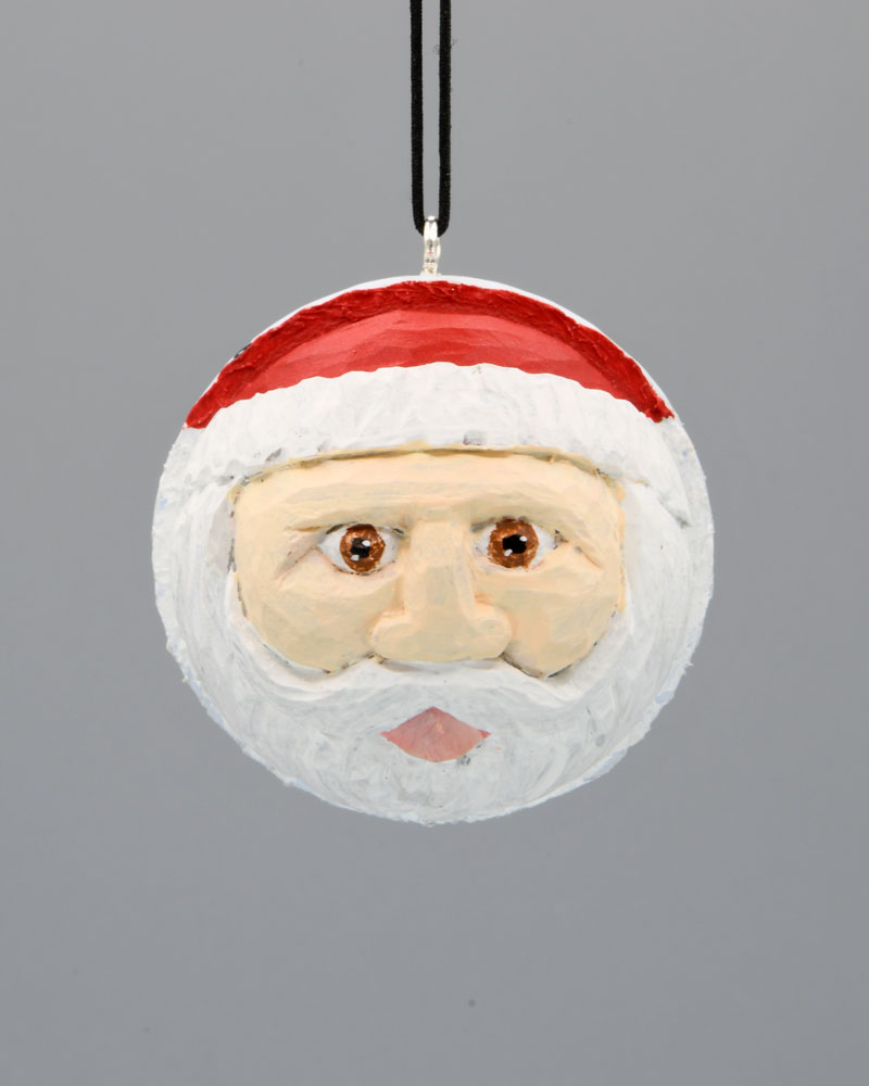 Santa Carved Golf Ball Art