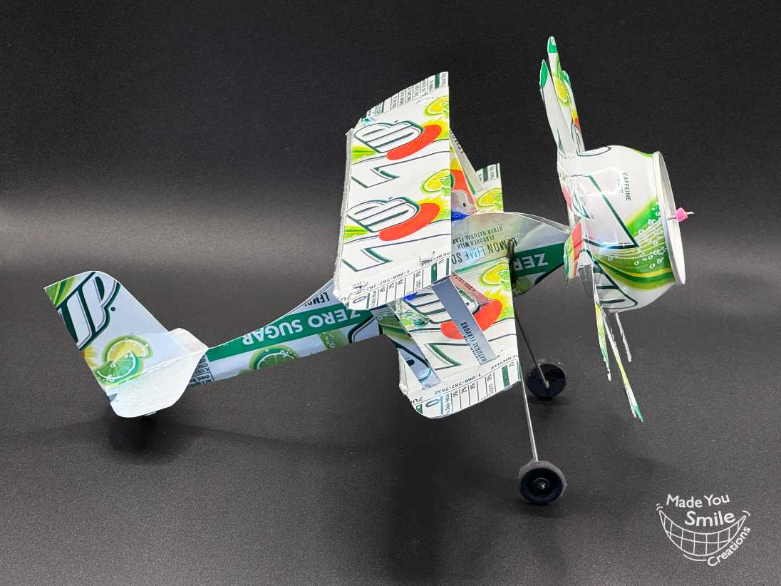 7UP Zero Sugar Pop Can Plane