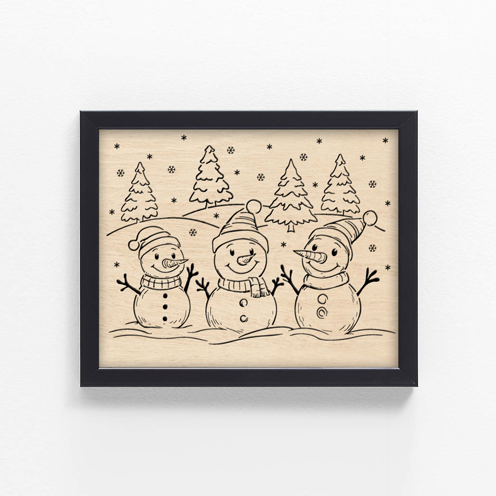 Personalized Framed Wood Art & Treat Gift Box