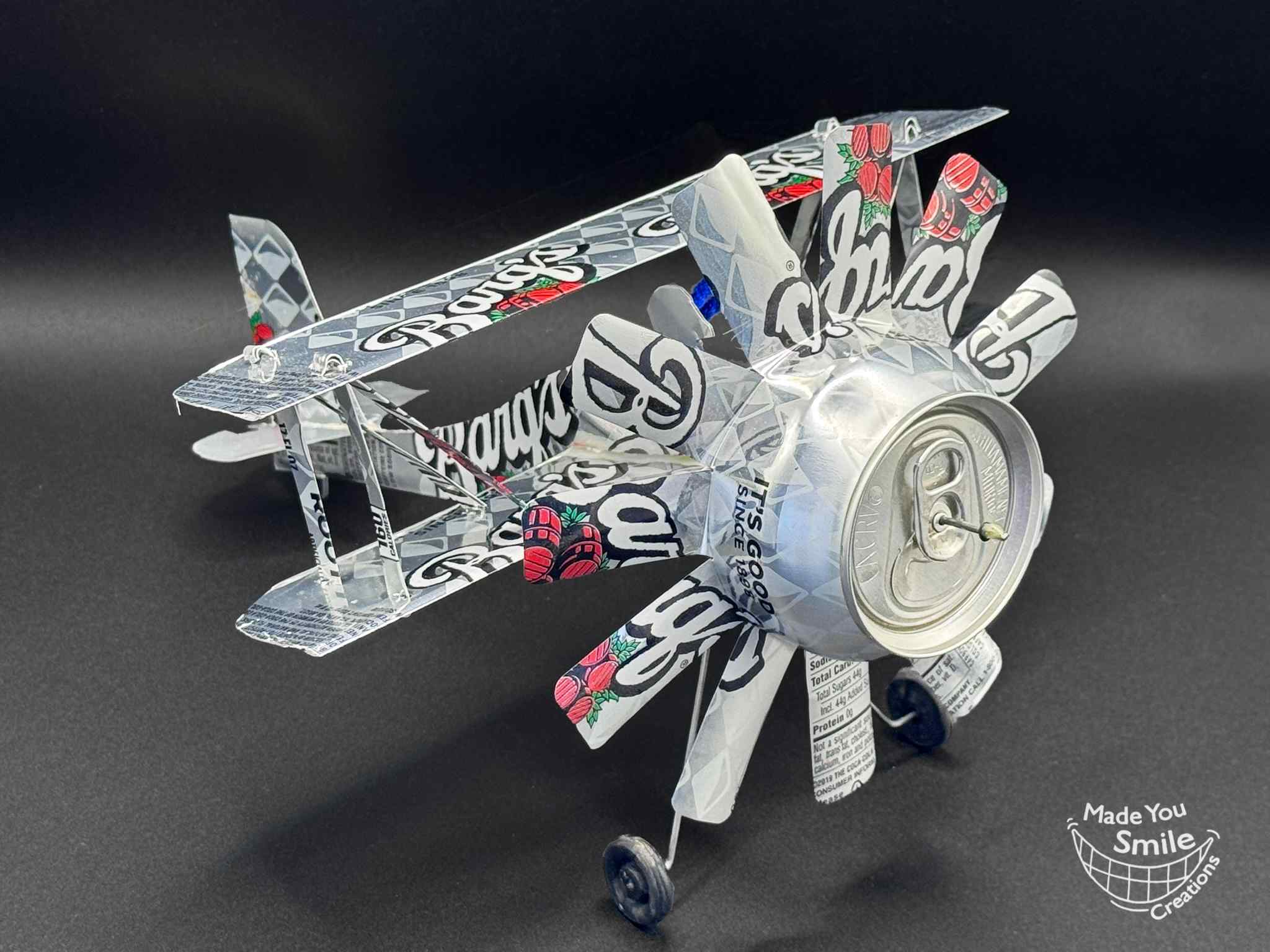 Barq's Root Beer Pop Can Plane