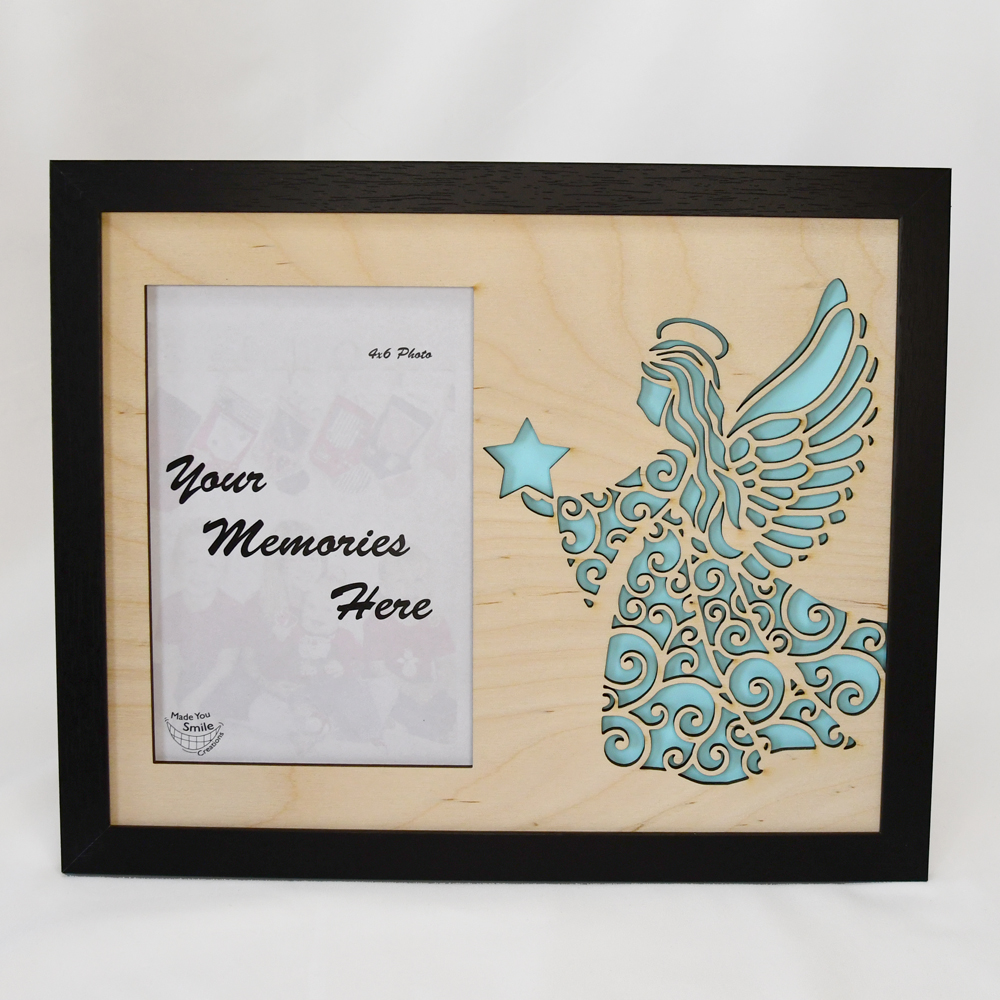 Angel Wood Art Photo Mat