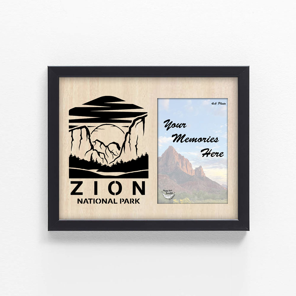 Zion National Park Wood Art Photo Mat