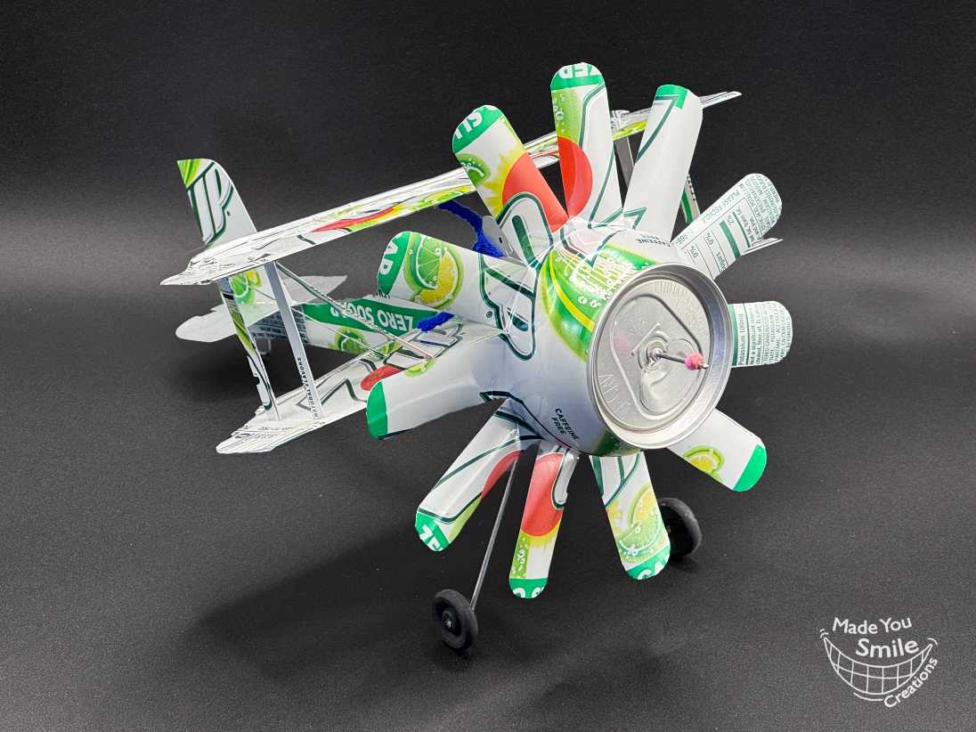 7UP Zero Sugar Pop Can Plane