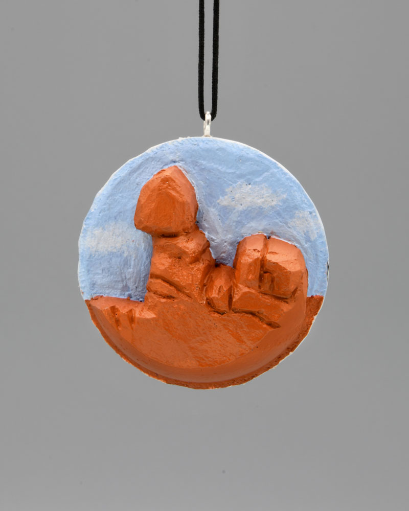 Balanced Rock - Arches National Park Utah Carved Golf Ball Art