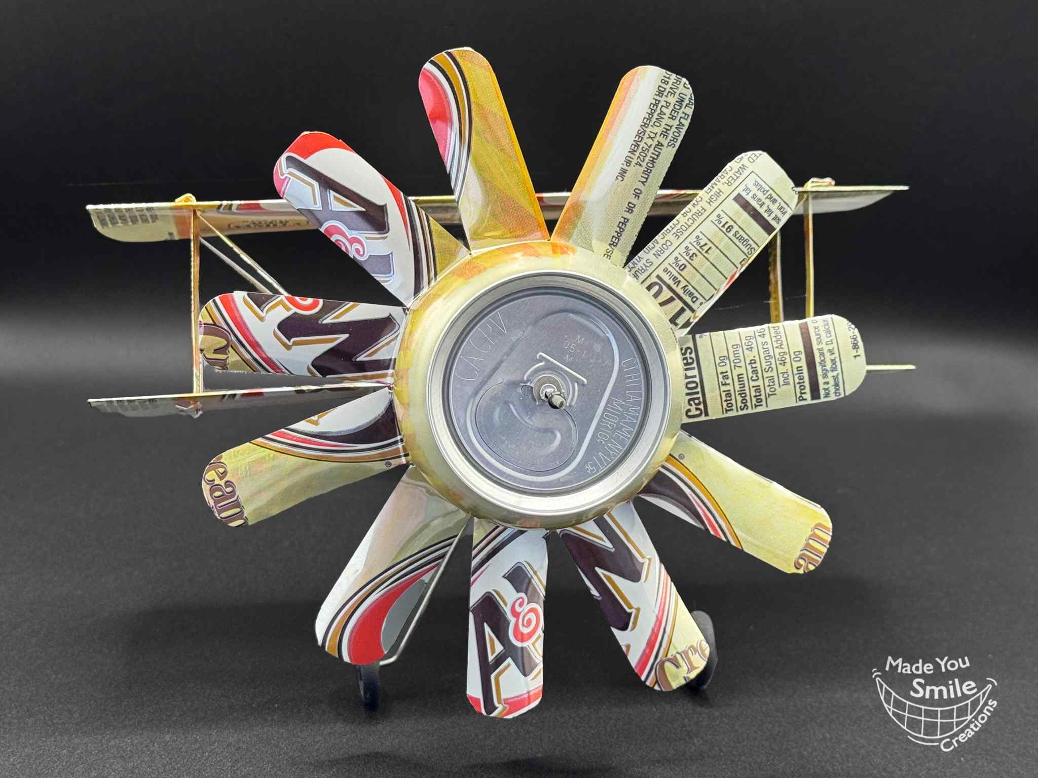 A&W Cream Soda Pop Can Plane