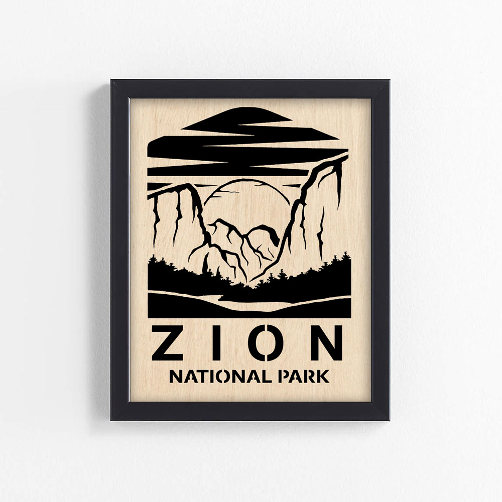 Zion National Park Wood Art