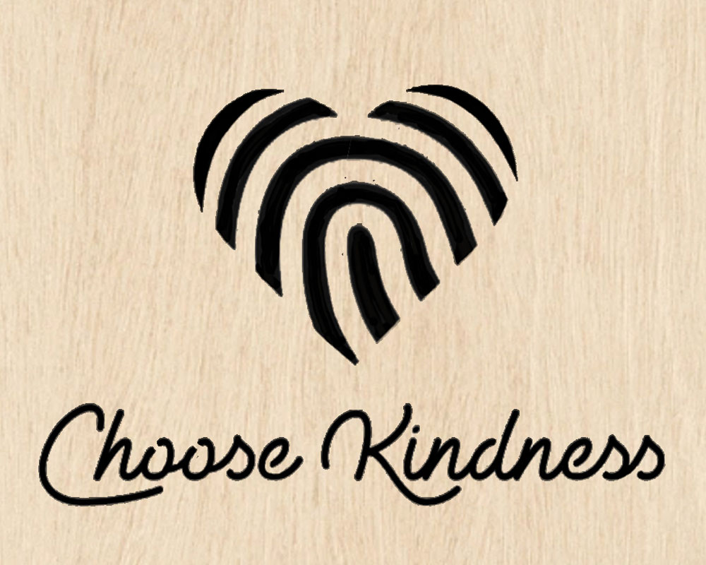 Choose Kindness Wood Art