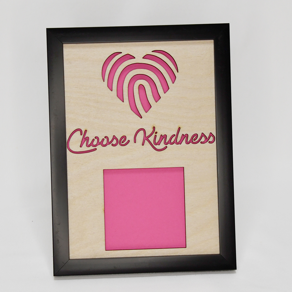 Choose Kindness Wood Art Photo Mat