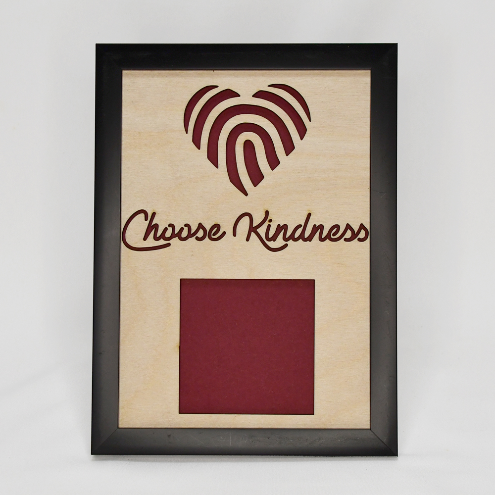 Choose Kindness Wood Art Photo Mat