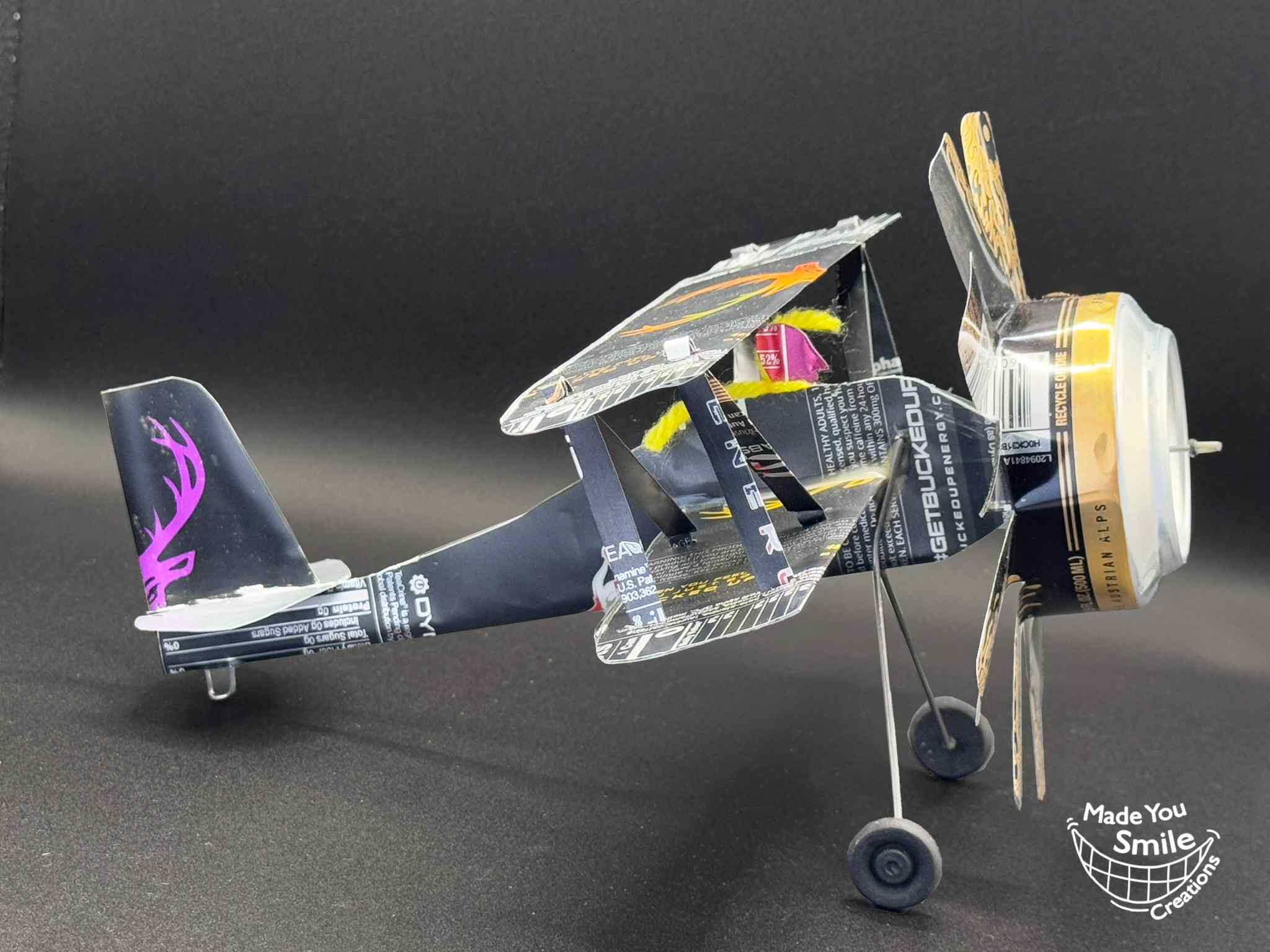 Bucked Up Dynamine Pop Can Plane