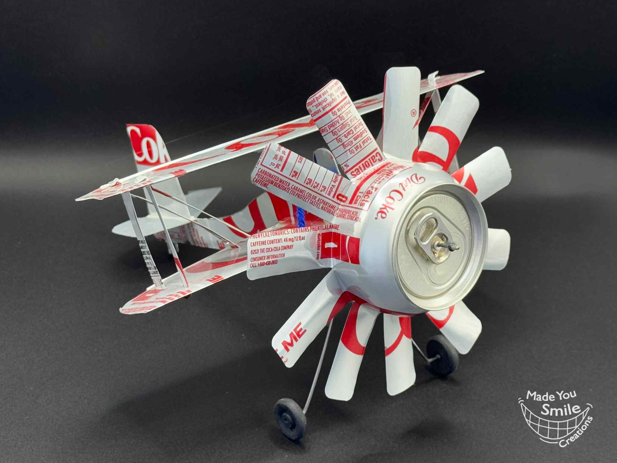 Diet Coke Pop Can Plane