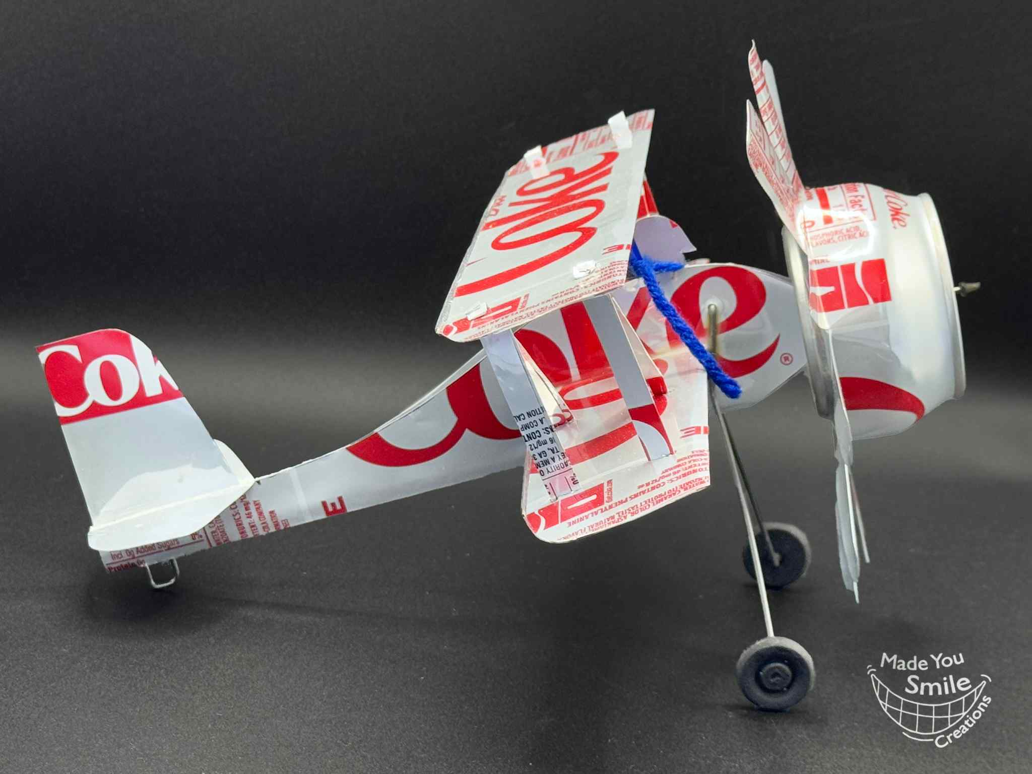 Diet Coke Pop Can Plane