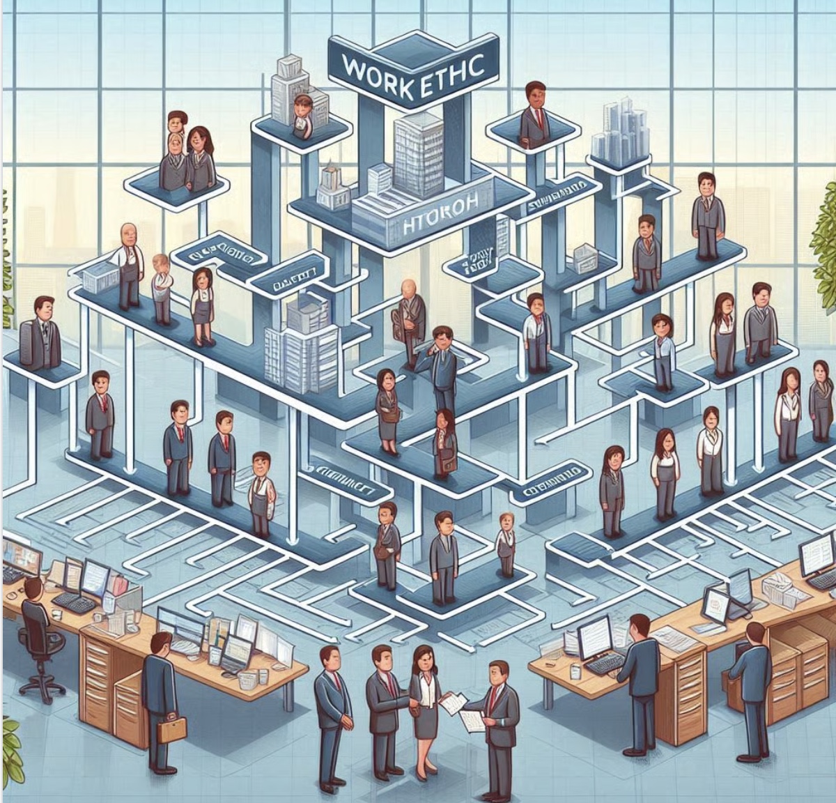 Organisational Structure & Work Ethics Behaviour