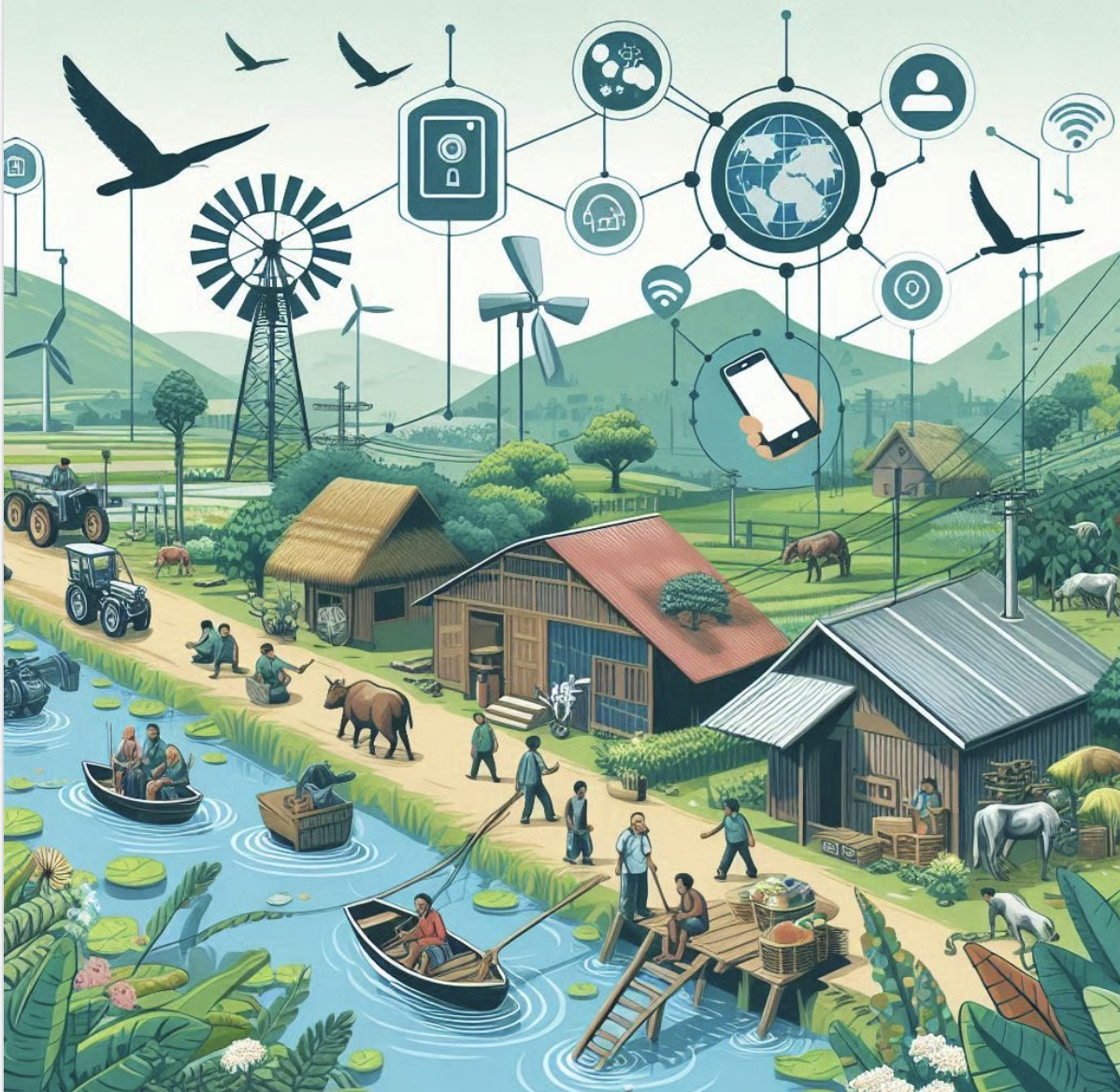 Rural Development and Community Empowerment through Social Platforms