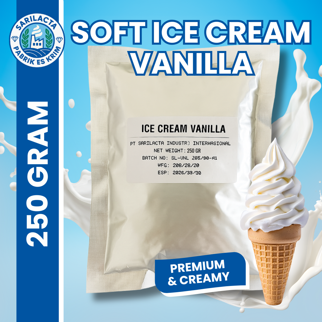 Soft Ice Cream Vanilla 250 Gram
