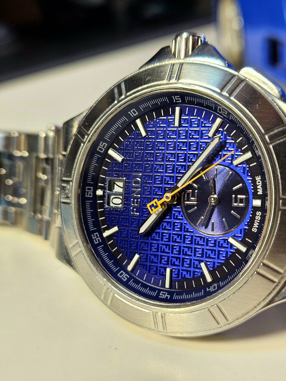 Fendi High Speed Dual Time Blue (F478130)