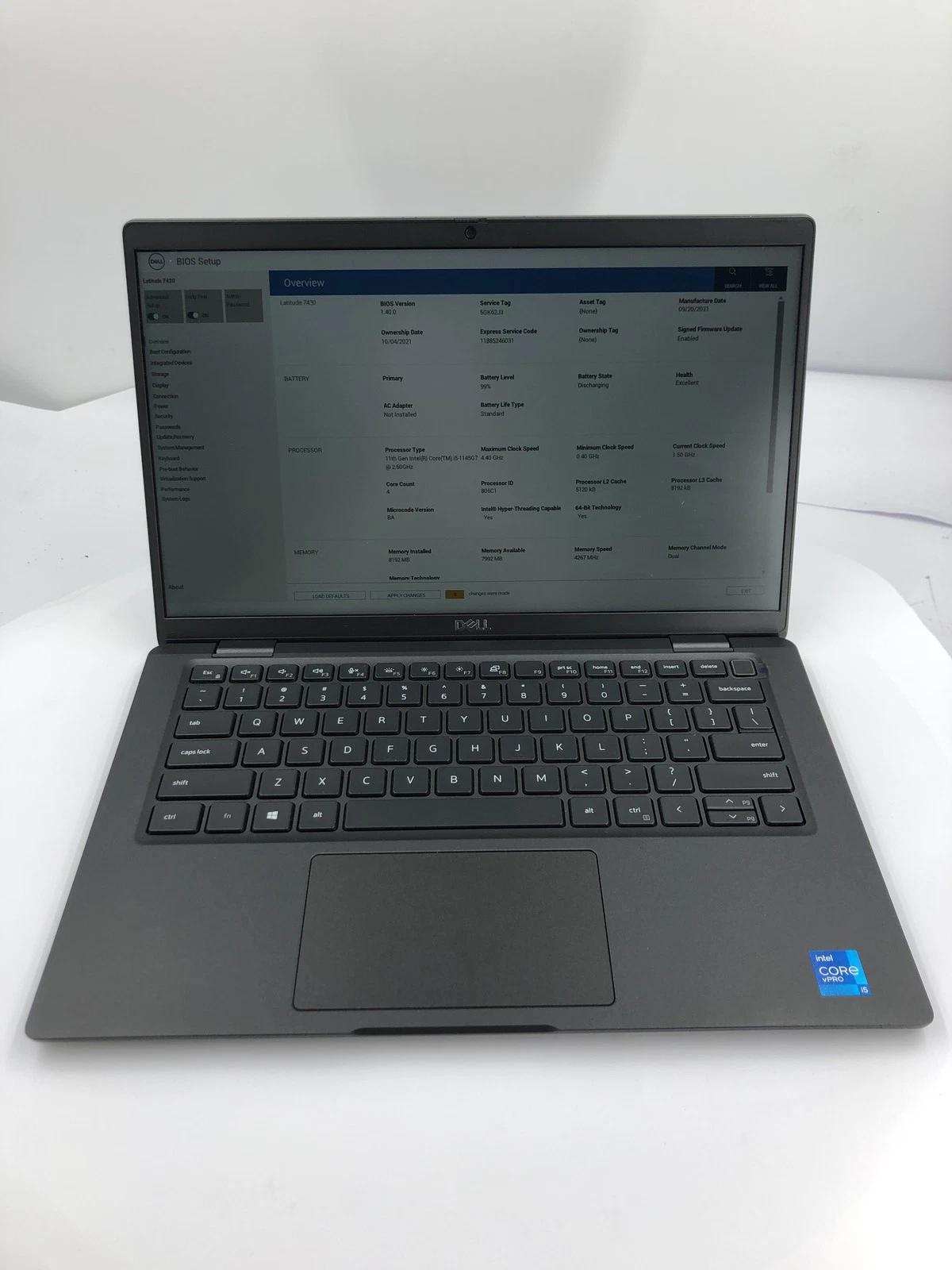 Dell Laptop Latitude 15 Core I5 11va Gen