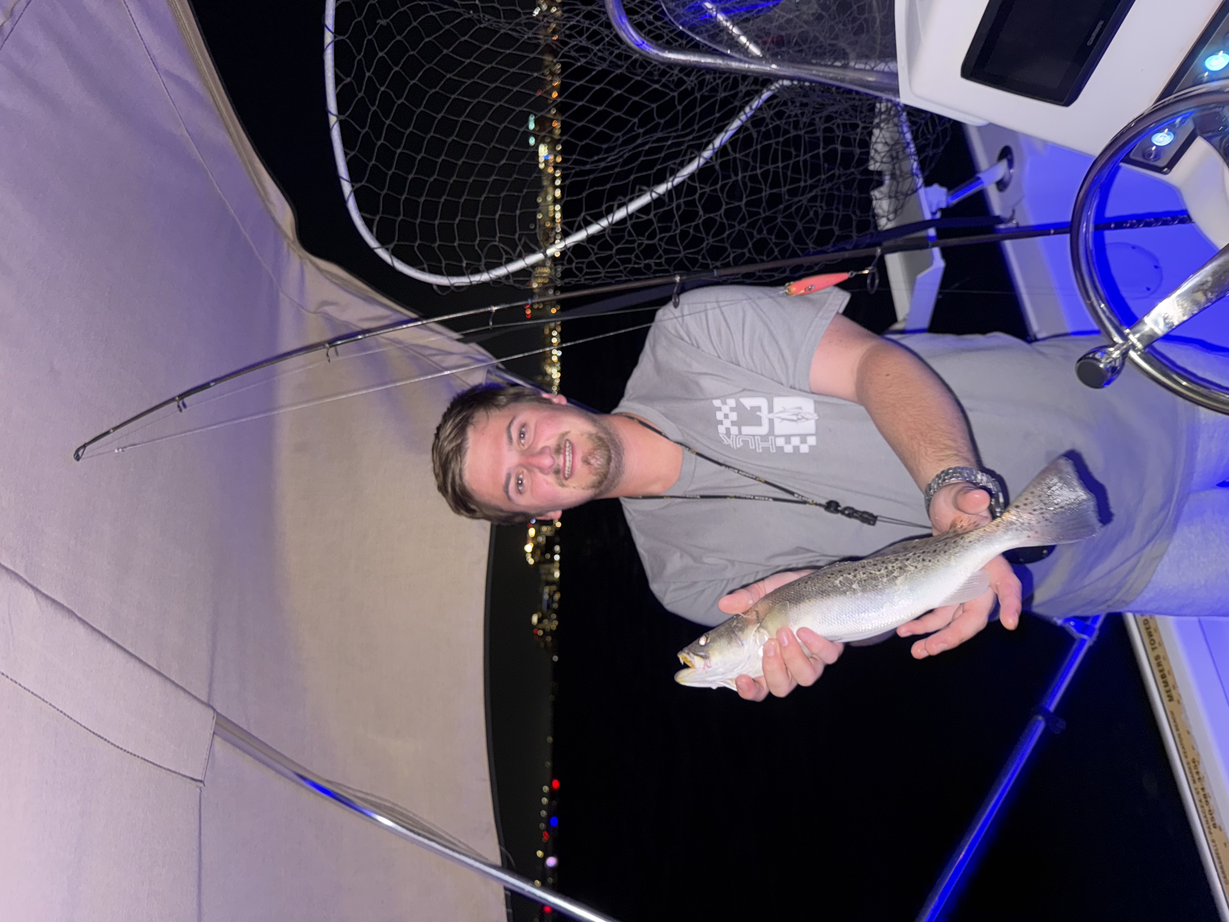Night fishing charter