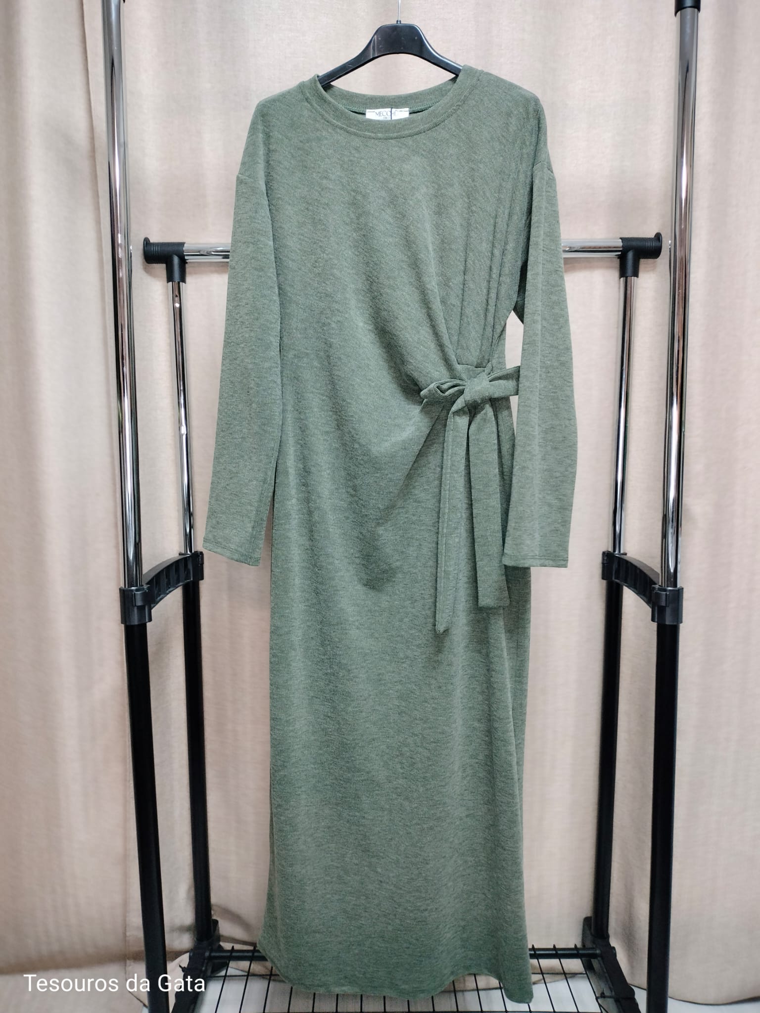 Vestido longo verde
