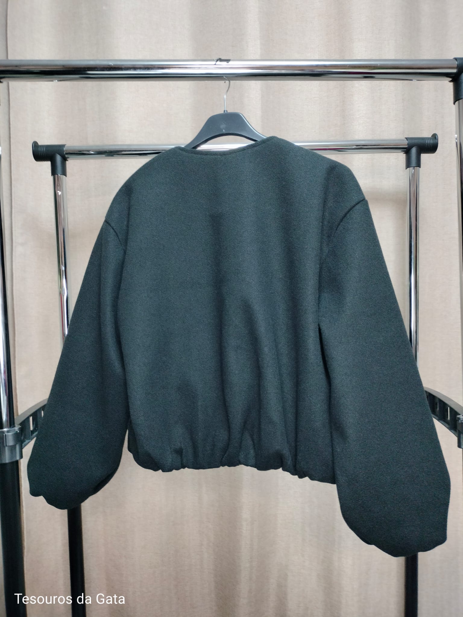 Casaco preto feminino