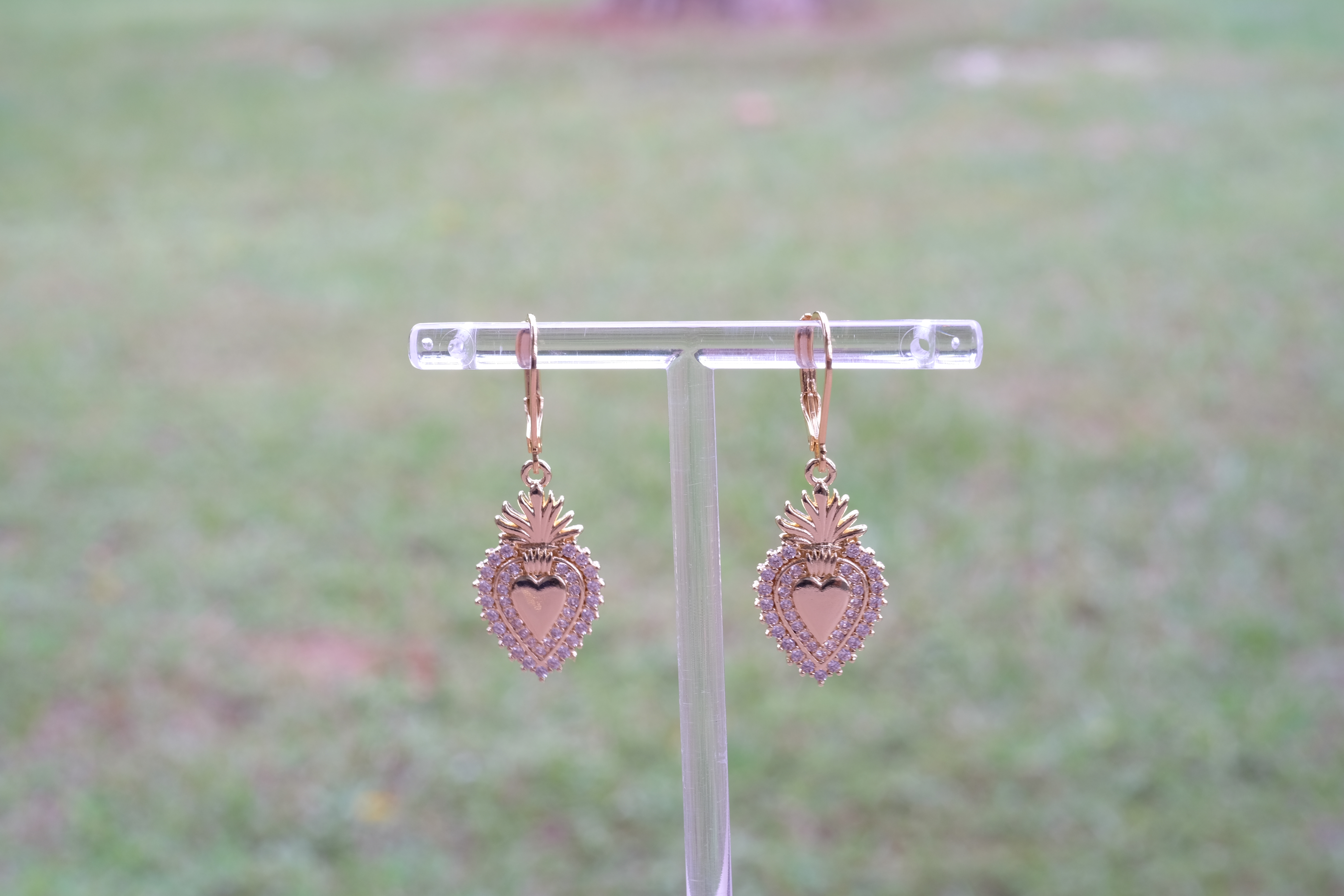 Golden Flaming Sacred Heart