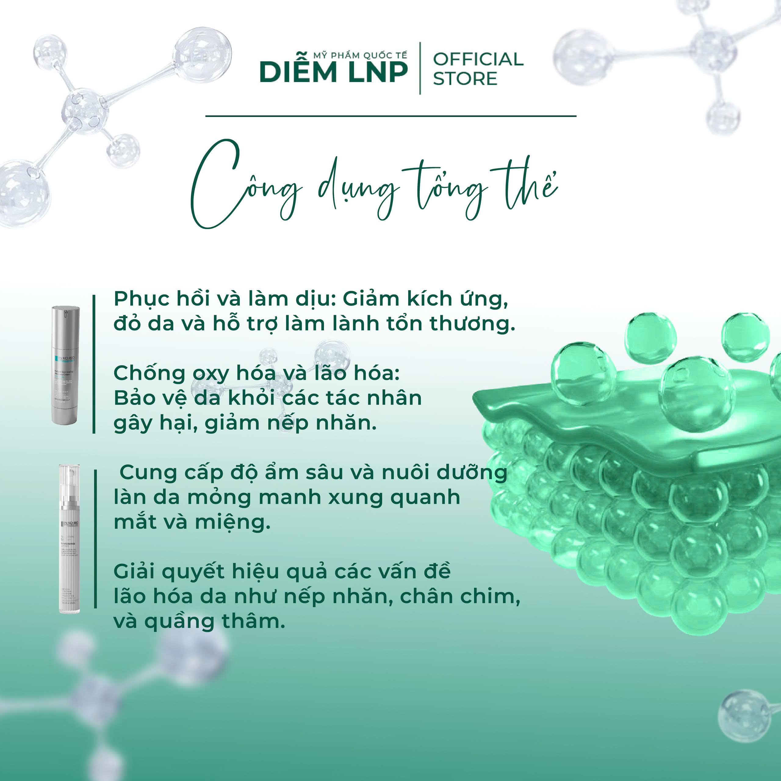 Combo Dưỡng Da & Mắt INKOBIO DP2- Phục Hồi D4 + Kem Mắt D5 - Giảm Nhăn, Dưỡng Ẩm Sâu, Trẻ Hoá Vùng Mắt- Hàn Quốc