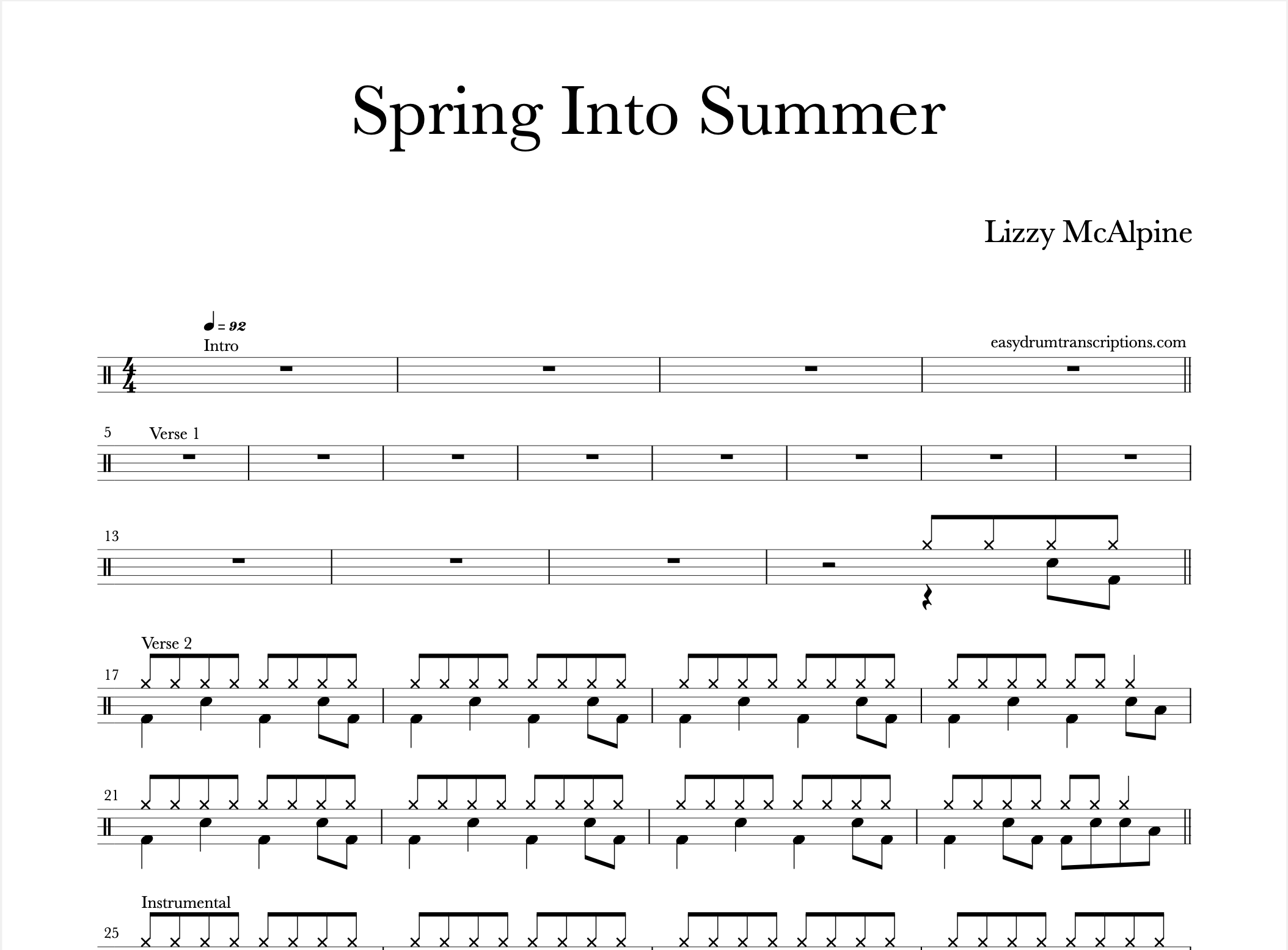 Lizzy McAlpine - Spring Into Summer