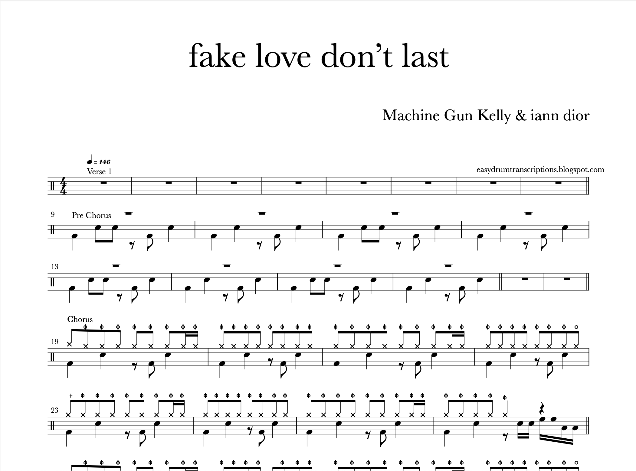 Machine Gun Kelly & iann dior - fake love don’t last