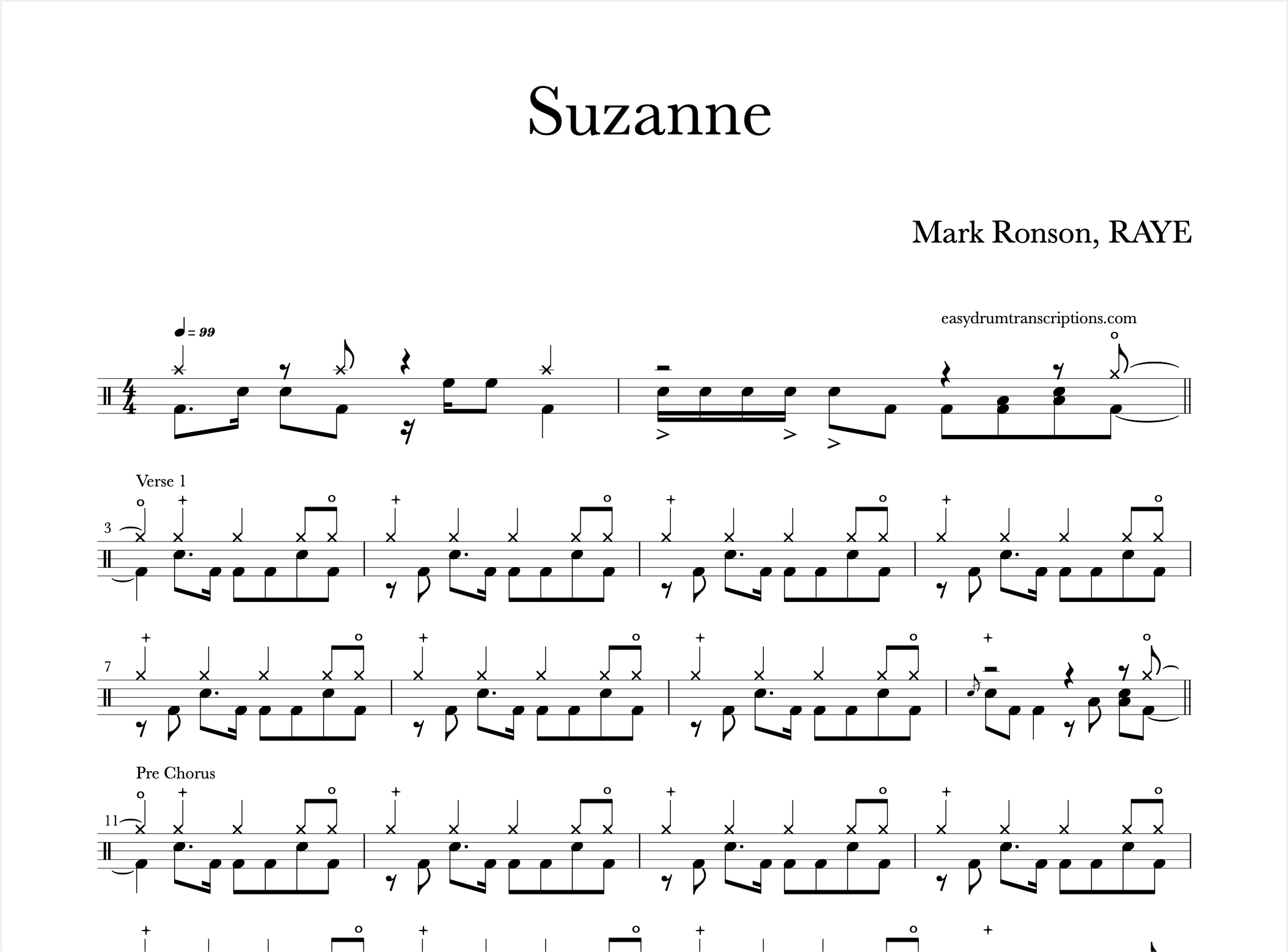 Mark Ronson, RAYE - Suzanne