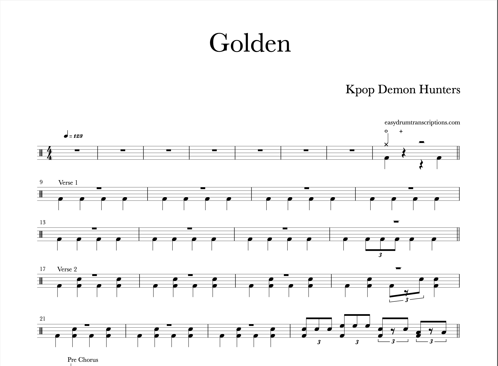 Kpop Demon Hunters - Golden