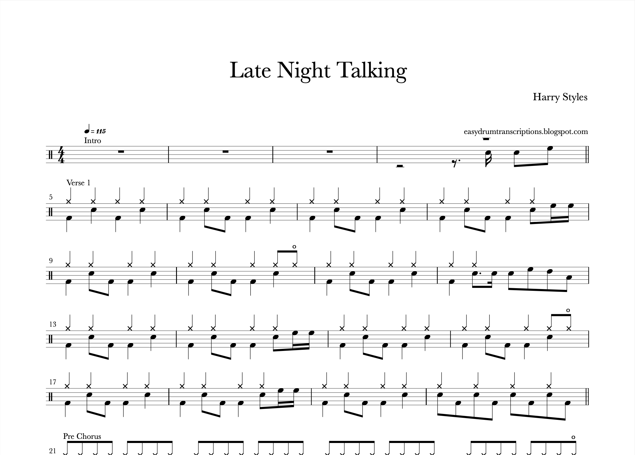 Harry Styles - Late Night Talking