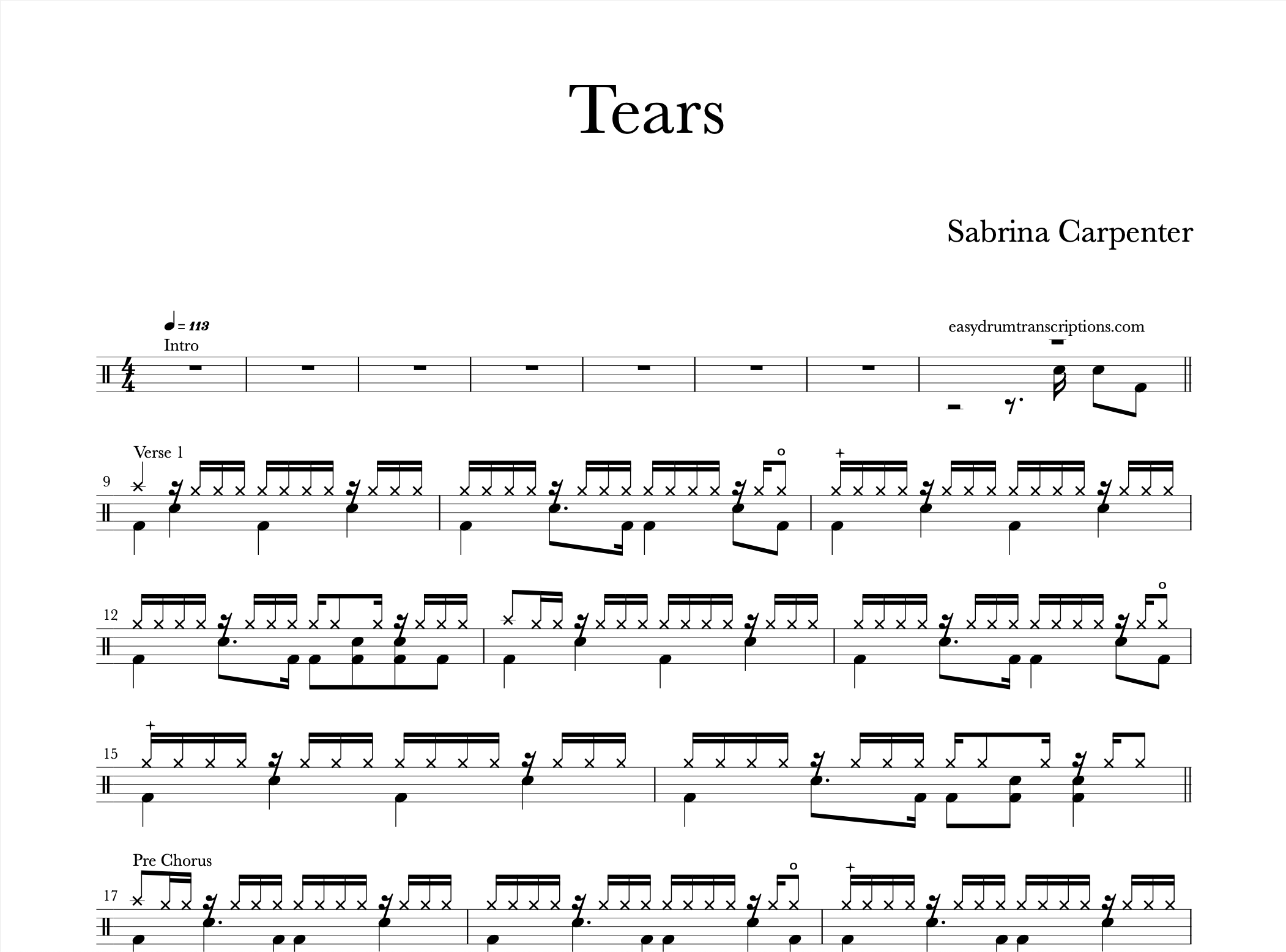 Sabrina Carpenter - Tears