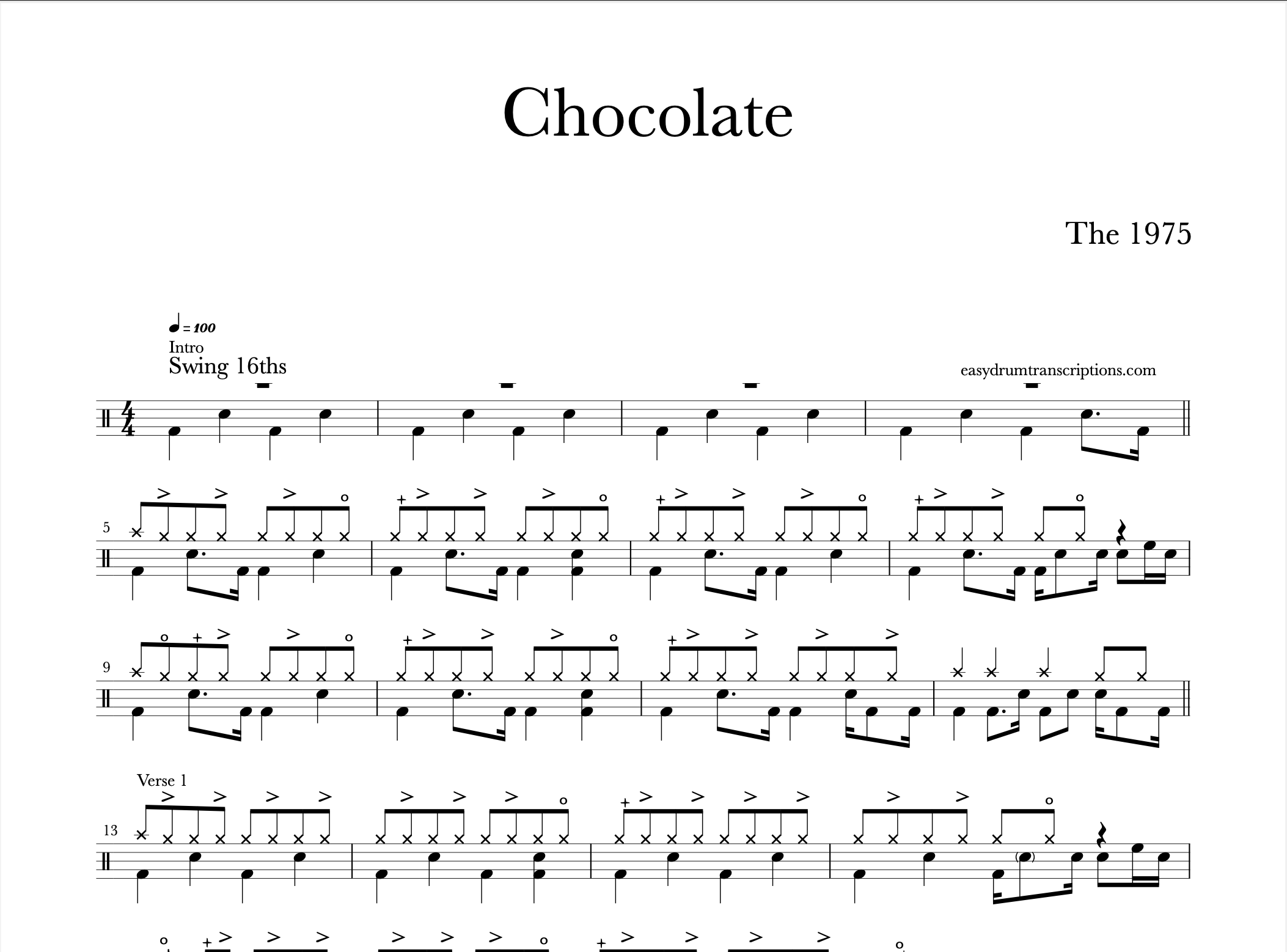 The 1975 - Chocolate