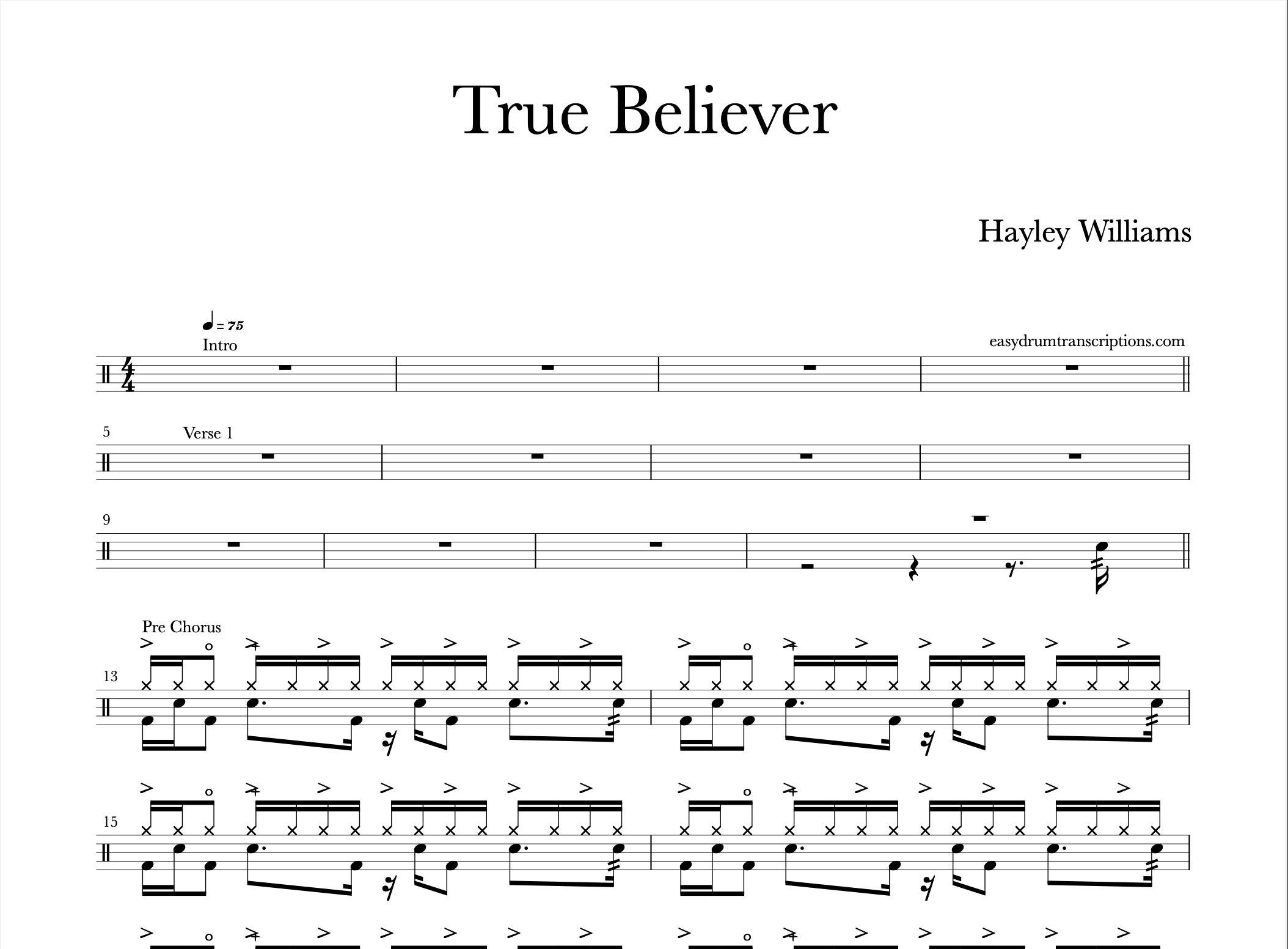 Hayley Williams - True Believer