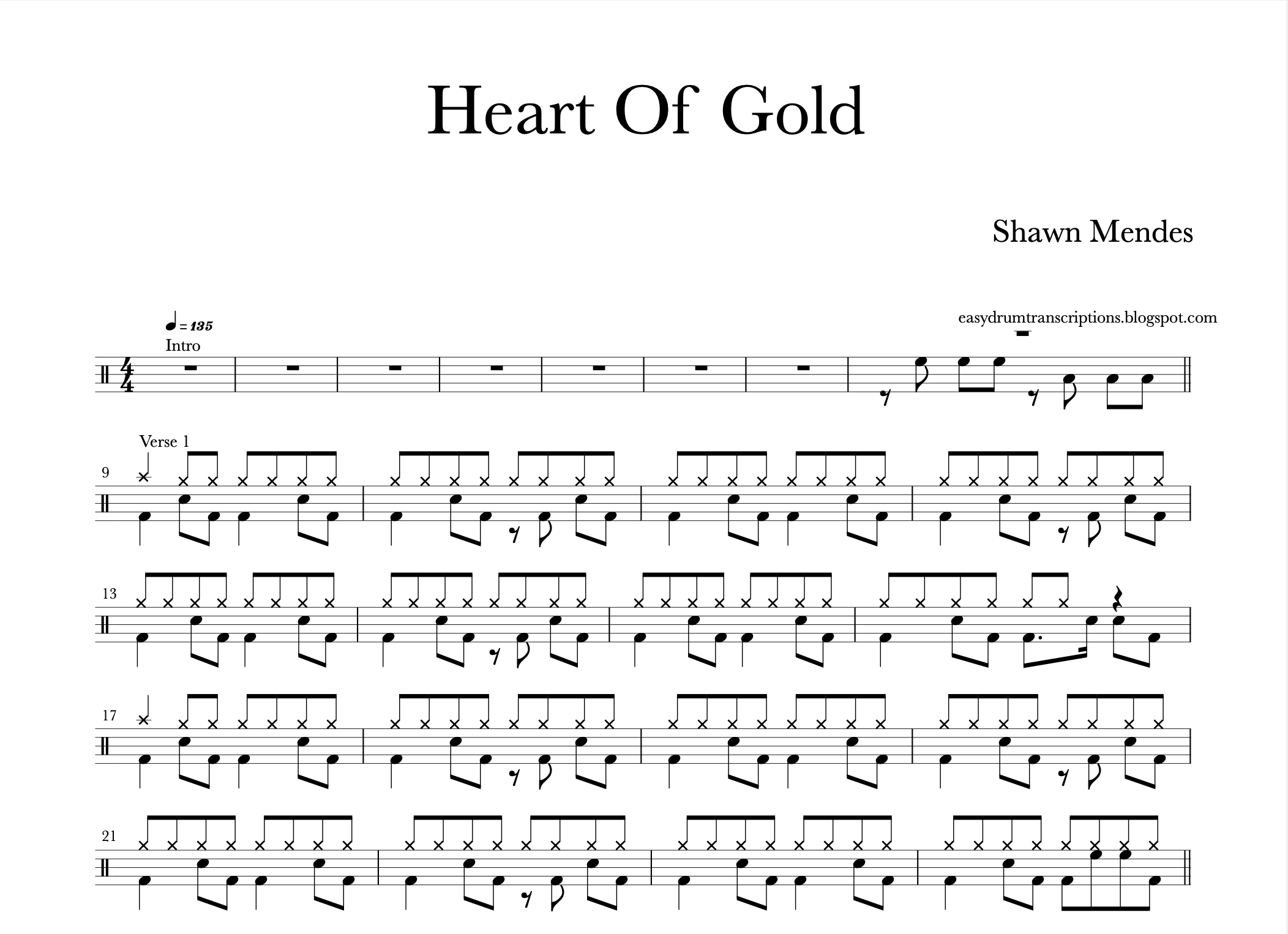 Shawn Mendes - Heart Of Gold