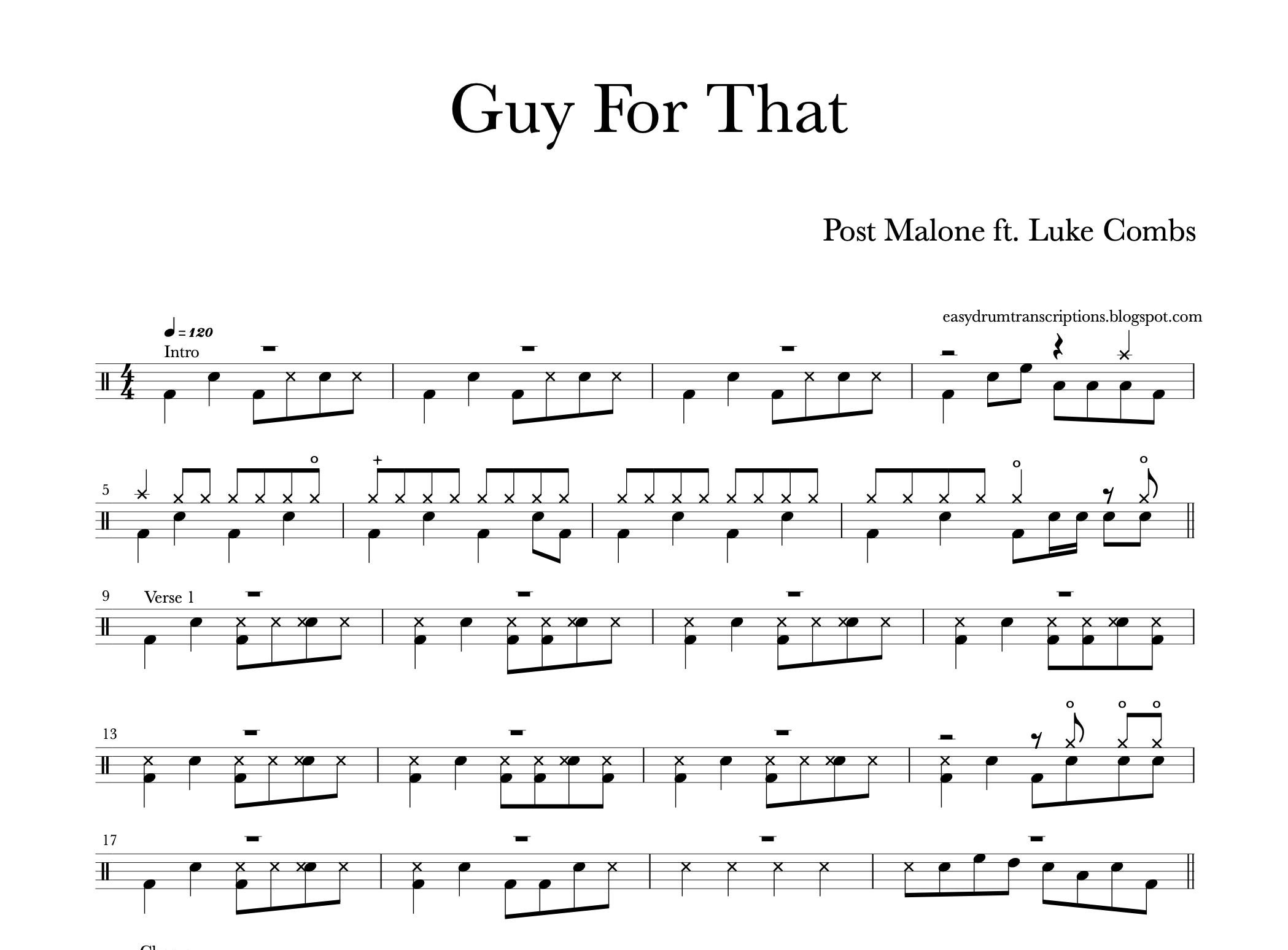 Post Malone ft. Luke Combs - Guy For That