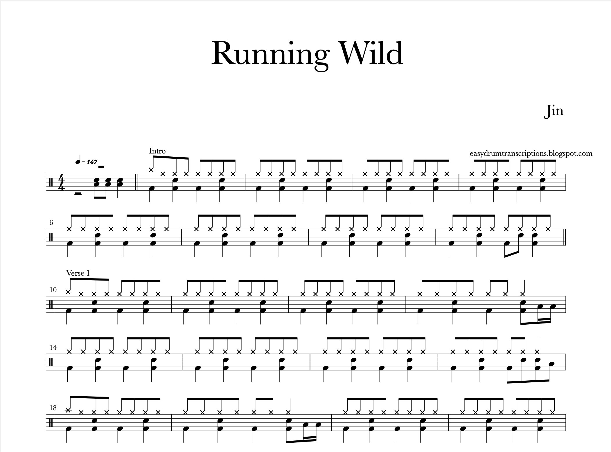 Jin - Running Wild