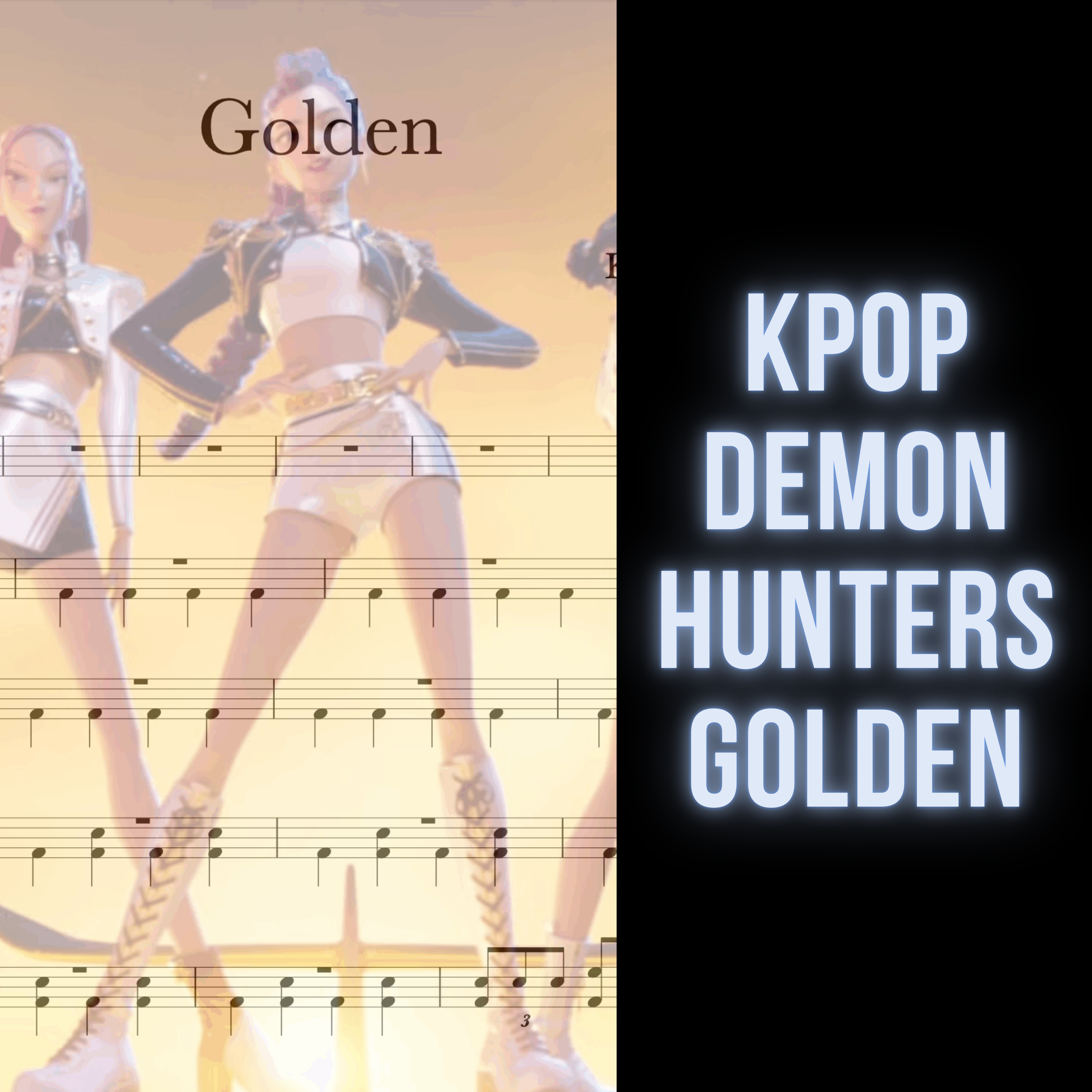 Kpop Demon Hunters - Golden