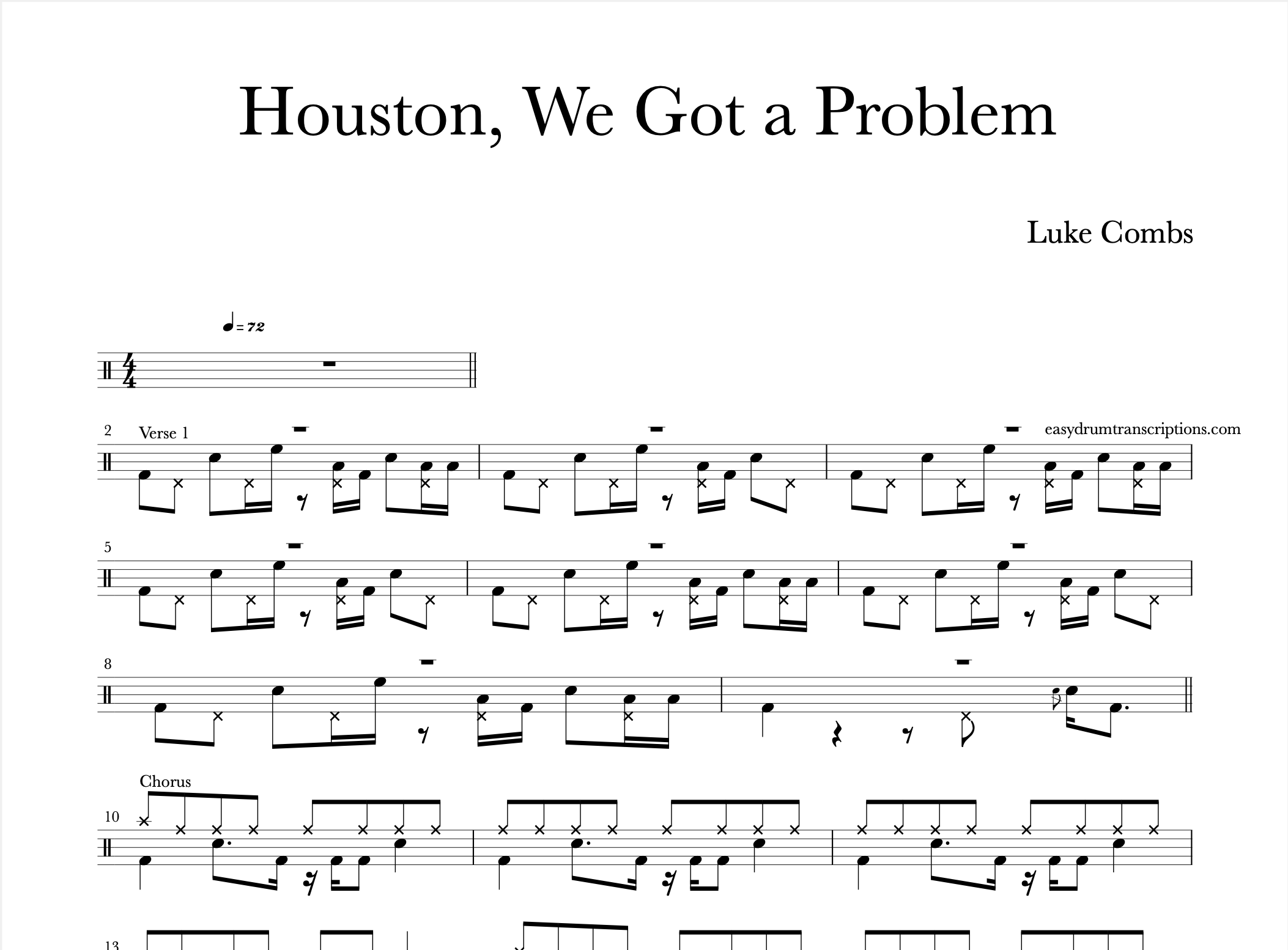 Luke Combs - Houston, We Got A Problem