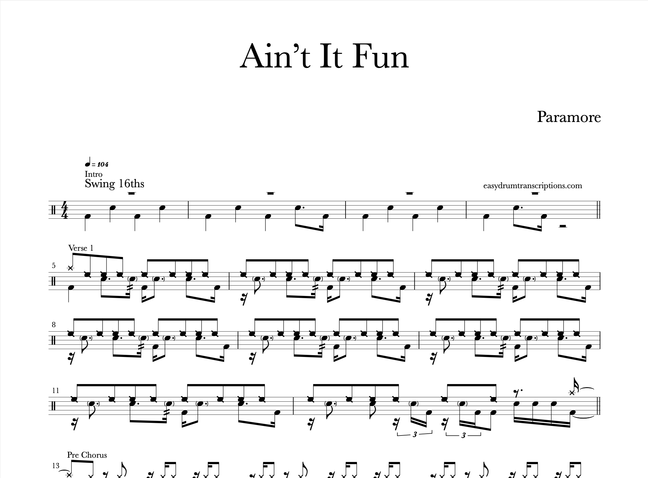 Paramore - Ain’t It Fun