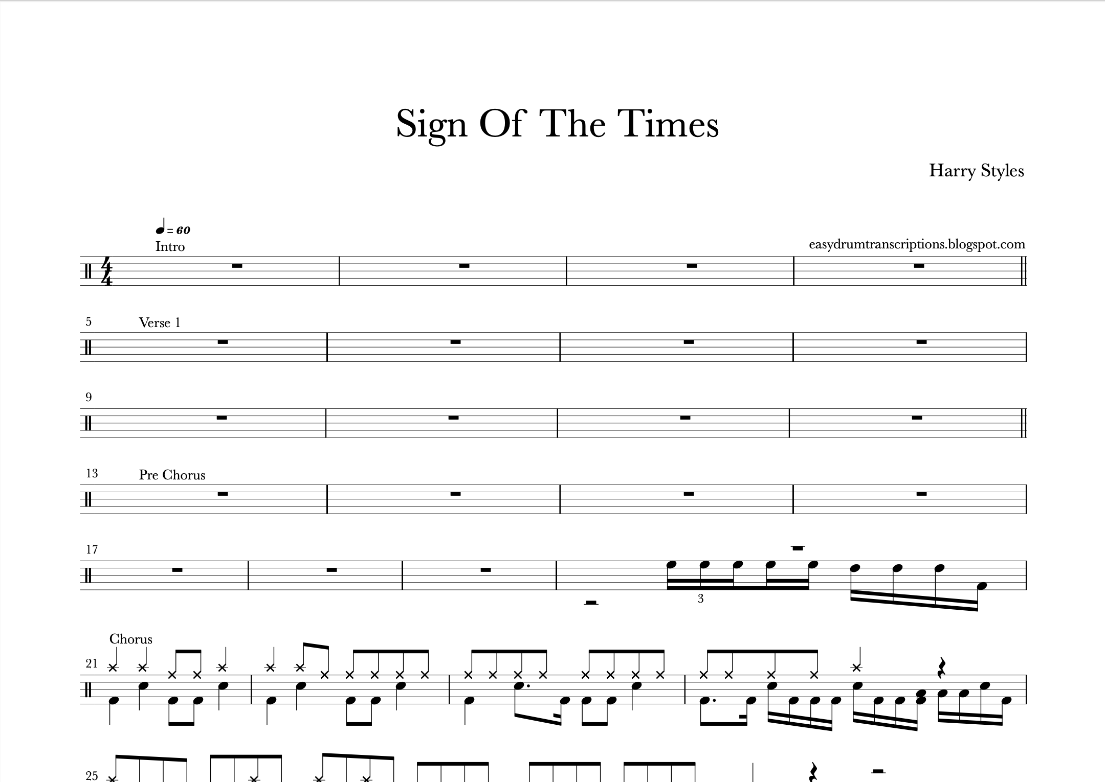 Harry Styles - Sign Of The Times