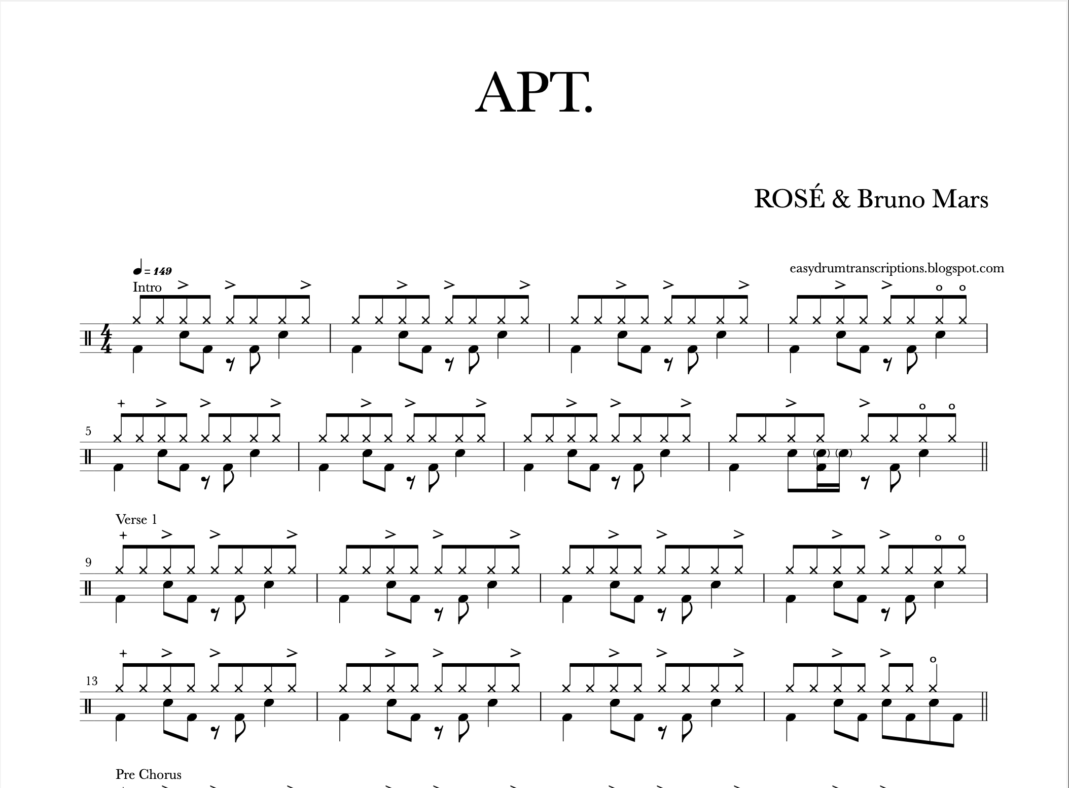 ROSÉ & Bruno Mars - APT