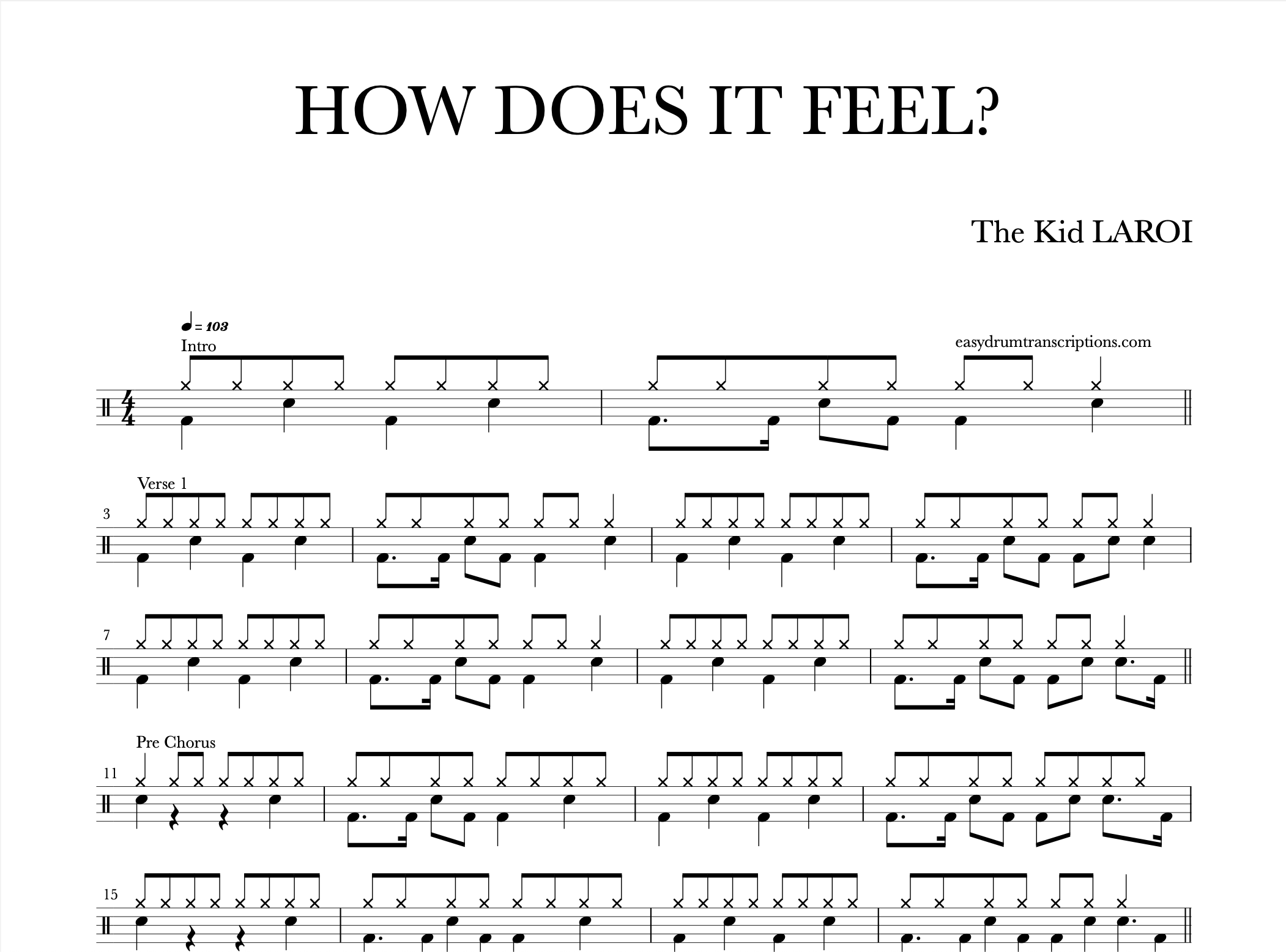 The Kid LAROI - HOW DOES IT FEEL?